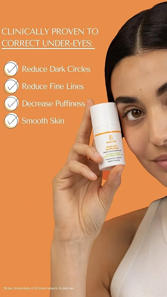BeautyStat Cosmetics   C Eye Perfector Dark Circle Reducing Vitamin C Eye Cream 