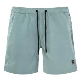 Belstaff Mens Clipper Swim Shorts Steel Green Swim Shorts