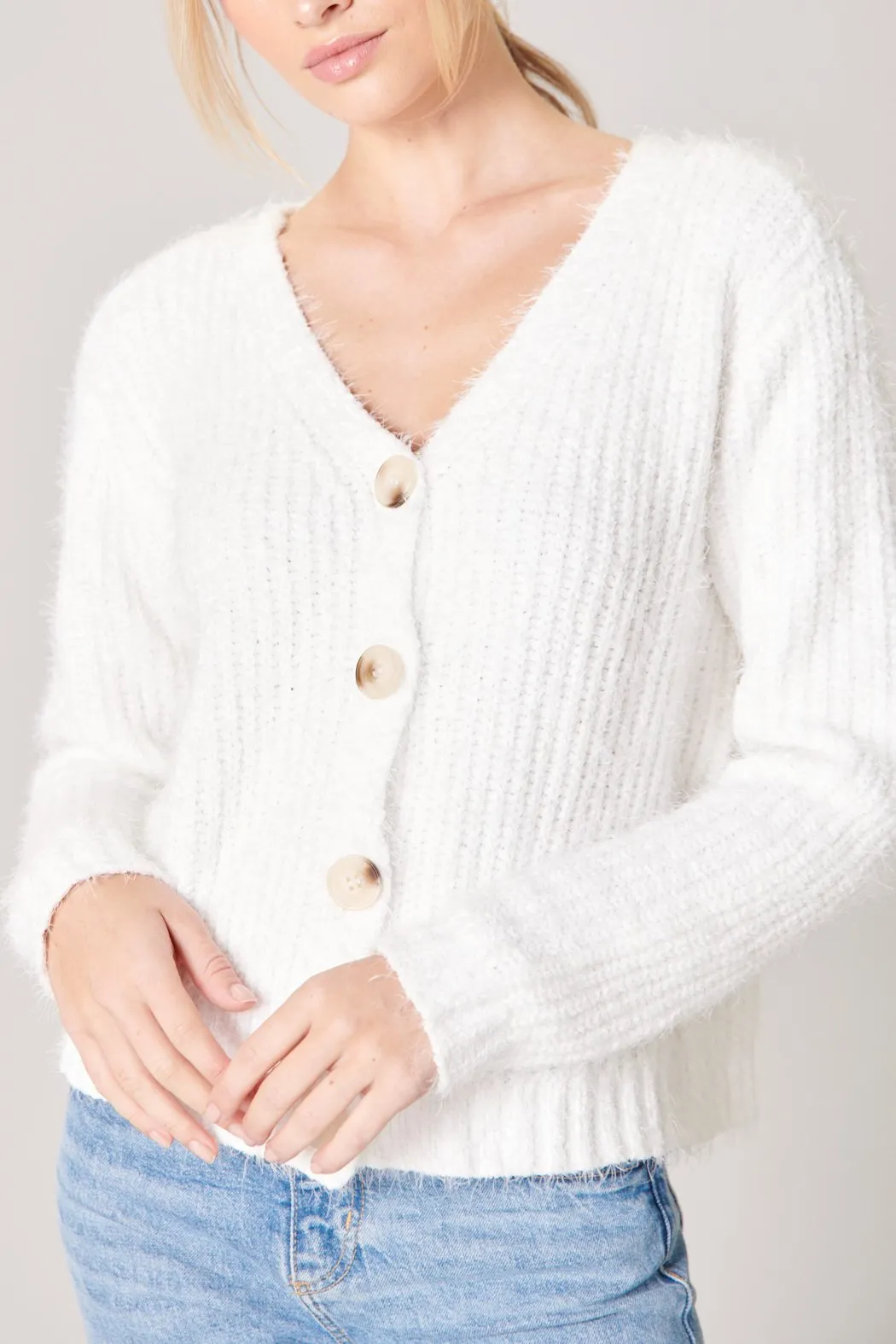 Berry Bliss Eyelash Cardigan