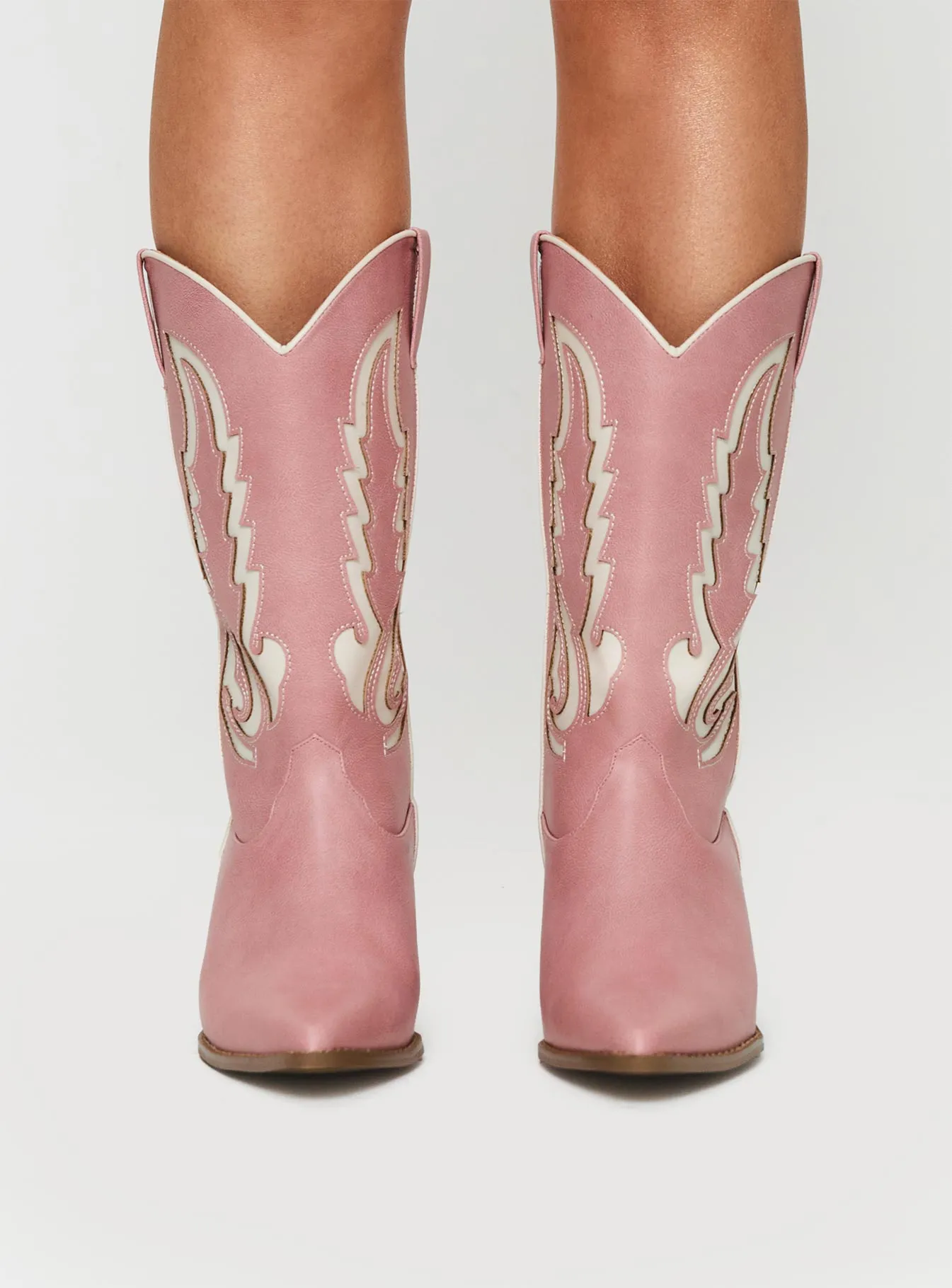 Billini Norva Boots Pink / Ivory