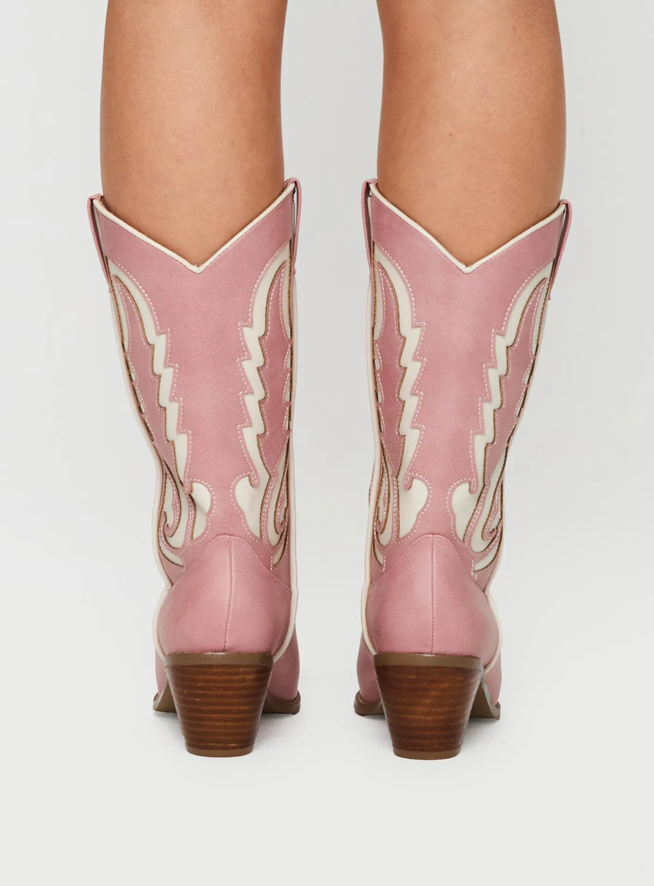 Billini Norva Boots Pink / Ivory