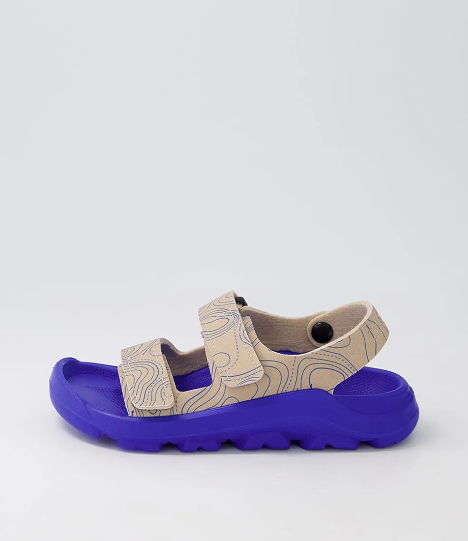 BIRKENSTOCK Mogami Jnr Sandcastle Blue Pu Sandals