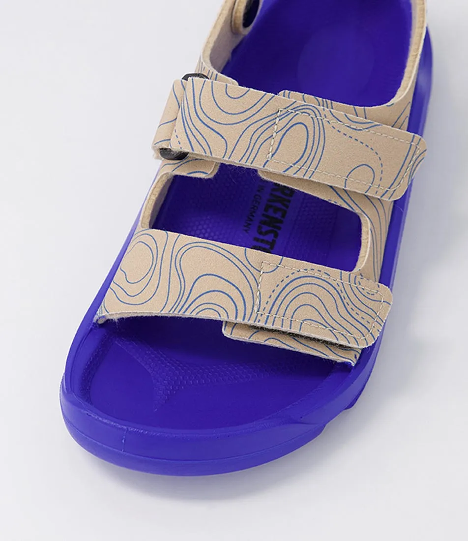 BIRKENSTOCK Mogami Jnr Sandcastle Blue Pu Sandals