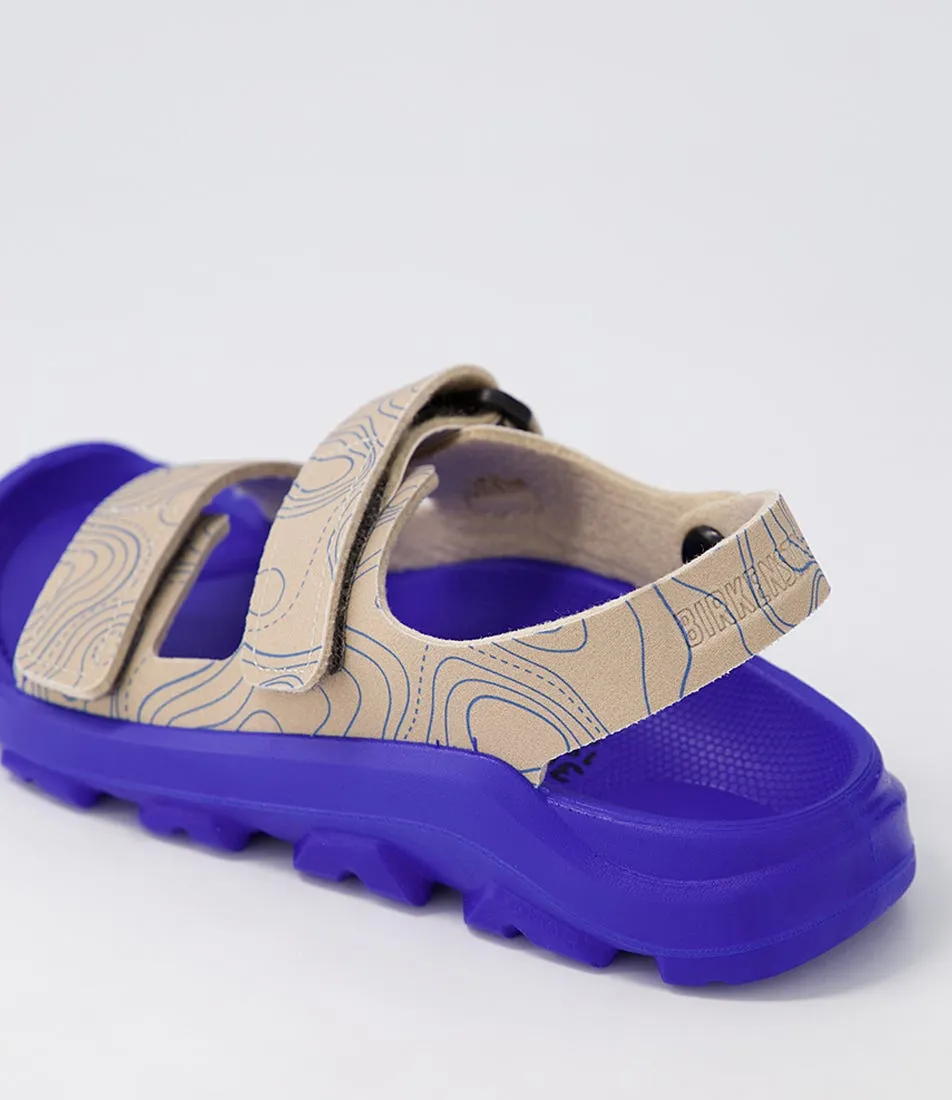 BIRKENSTOCK Mogami Jnr Sandcastle Blue Pu Sandals