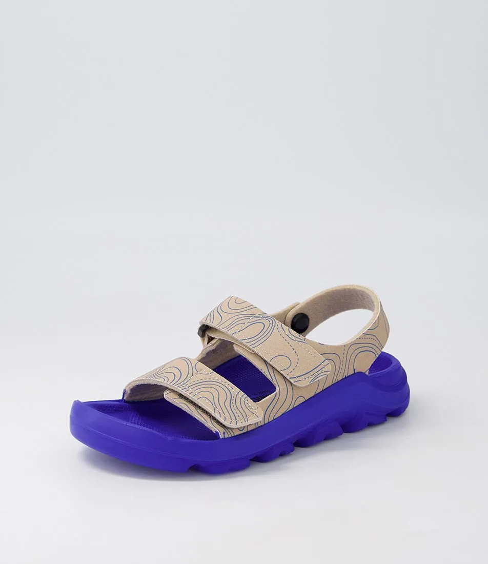 BIRKENSTOCK Mogami Jnr Sandcastle Blue Pu Sandals