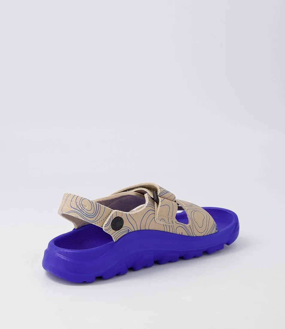 BIRKENSTOCK Mogami Jnr Sandcastle Blue Pu Sandals