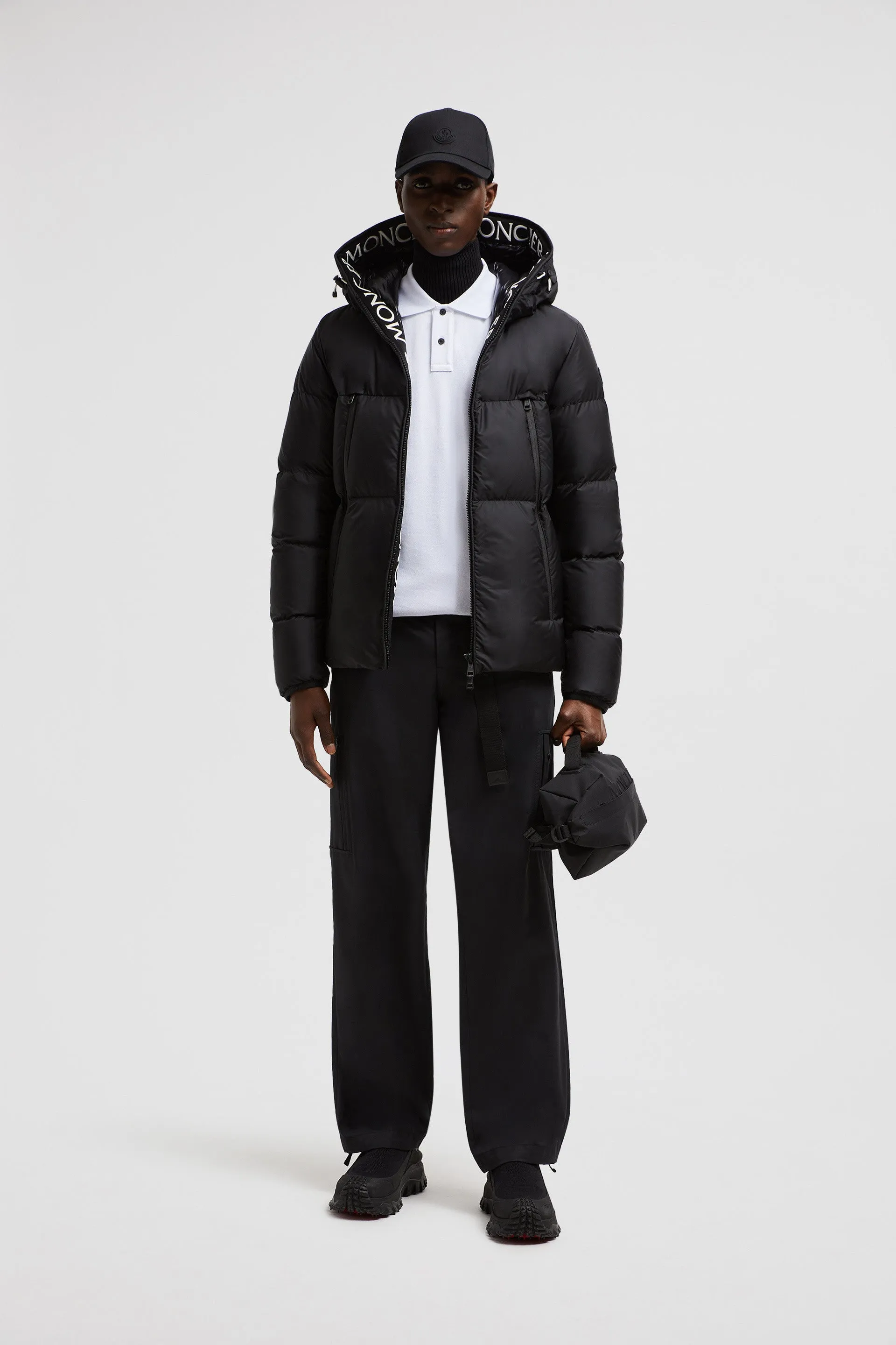 Black Nylon Puffer Jacket