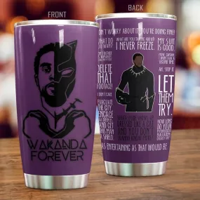 BLACK PANTHER TUMBLER WAKANDA FOREVER FP9