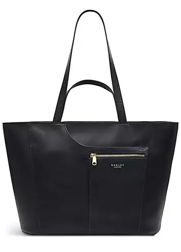 Black Pockets Icon Large Ziptop Tote Bag by Radley London | Look Again