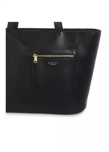 Black Pockets Icon Large Ziptop Tote Bag by Radley London | Look Again