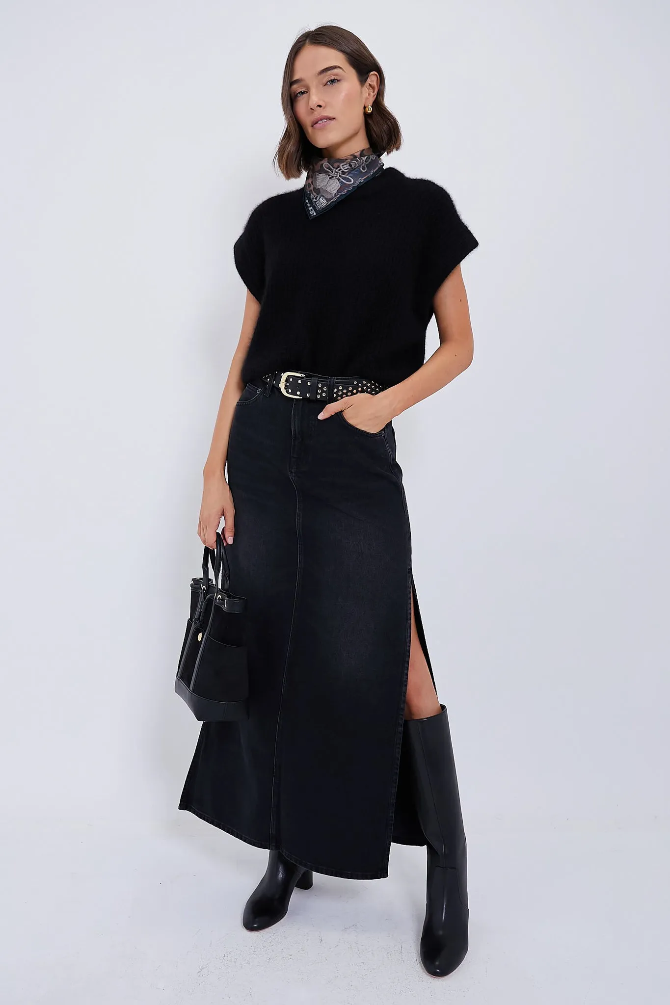 Black Softest Olivia Vest