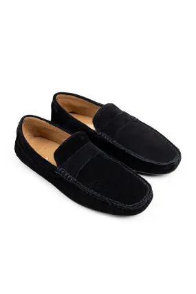 Black Suede Loafers