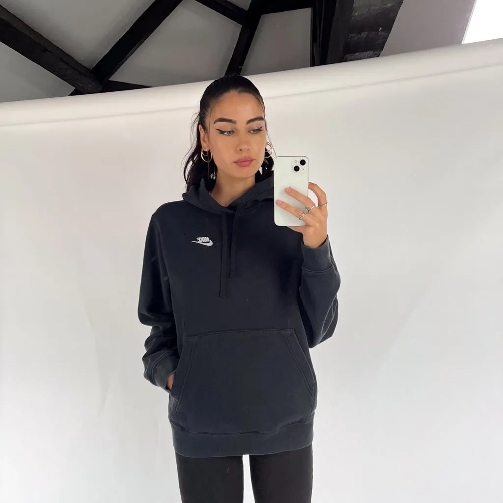 Black y2ks NIKE Hoodie Sweatshirt (S)