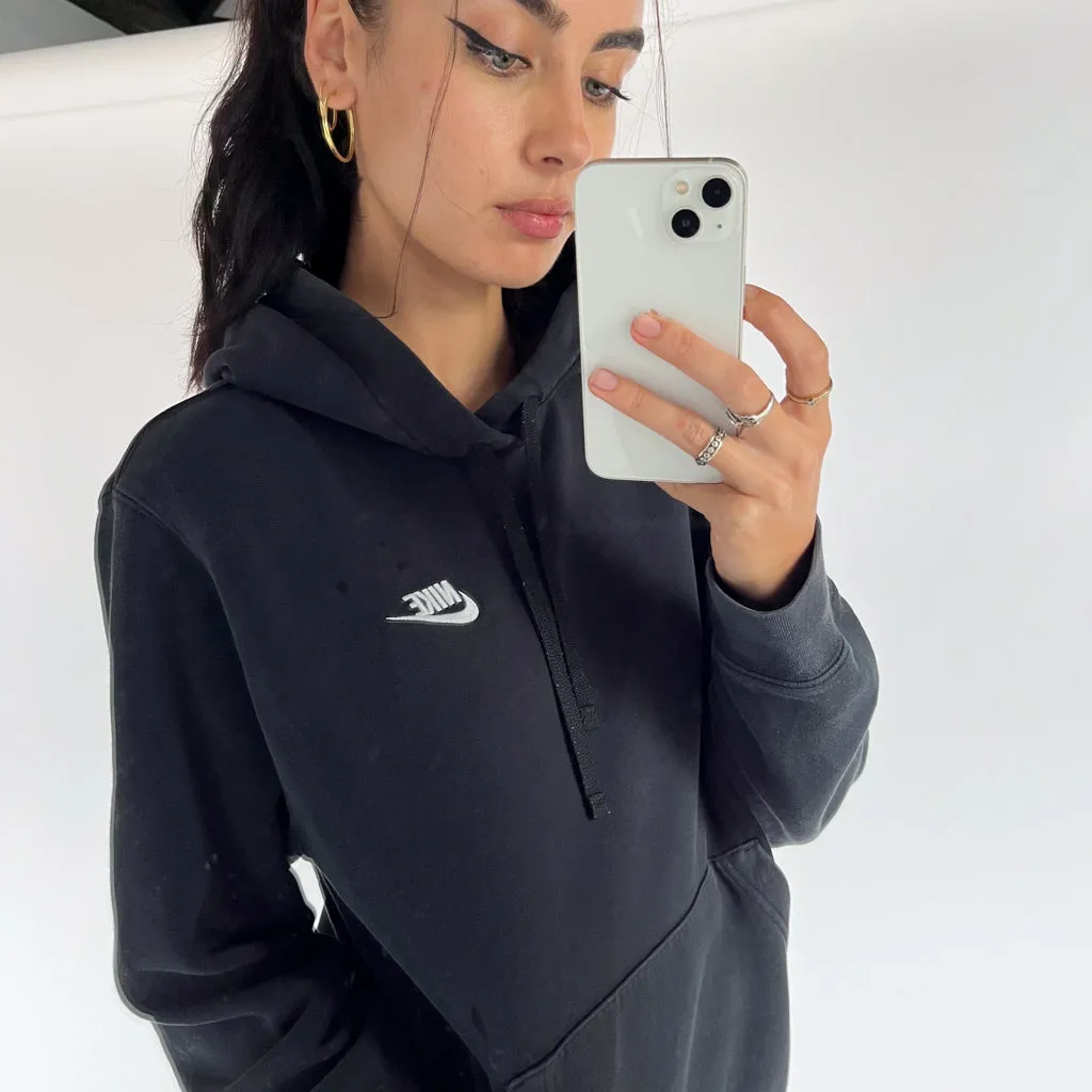 Black y2ks NIKE Hoodie Sweatshirt (S)