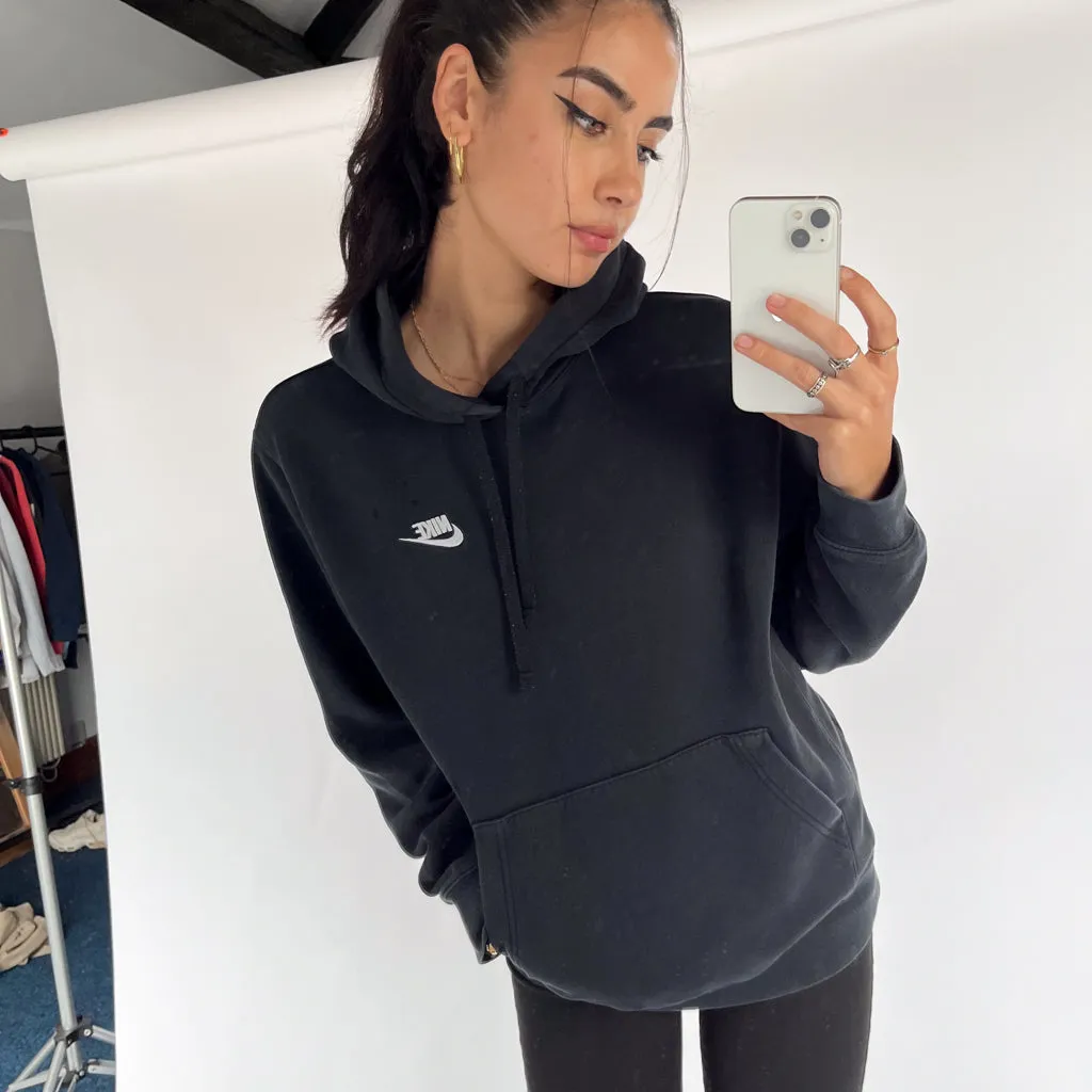 Black y2ks NIKE Hoodie Sweatshirt (S)