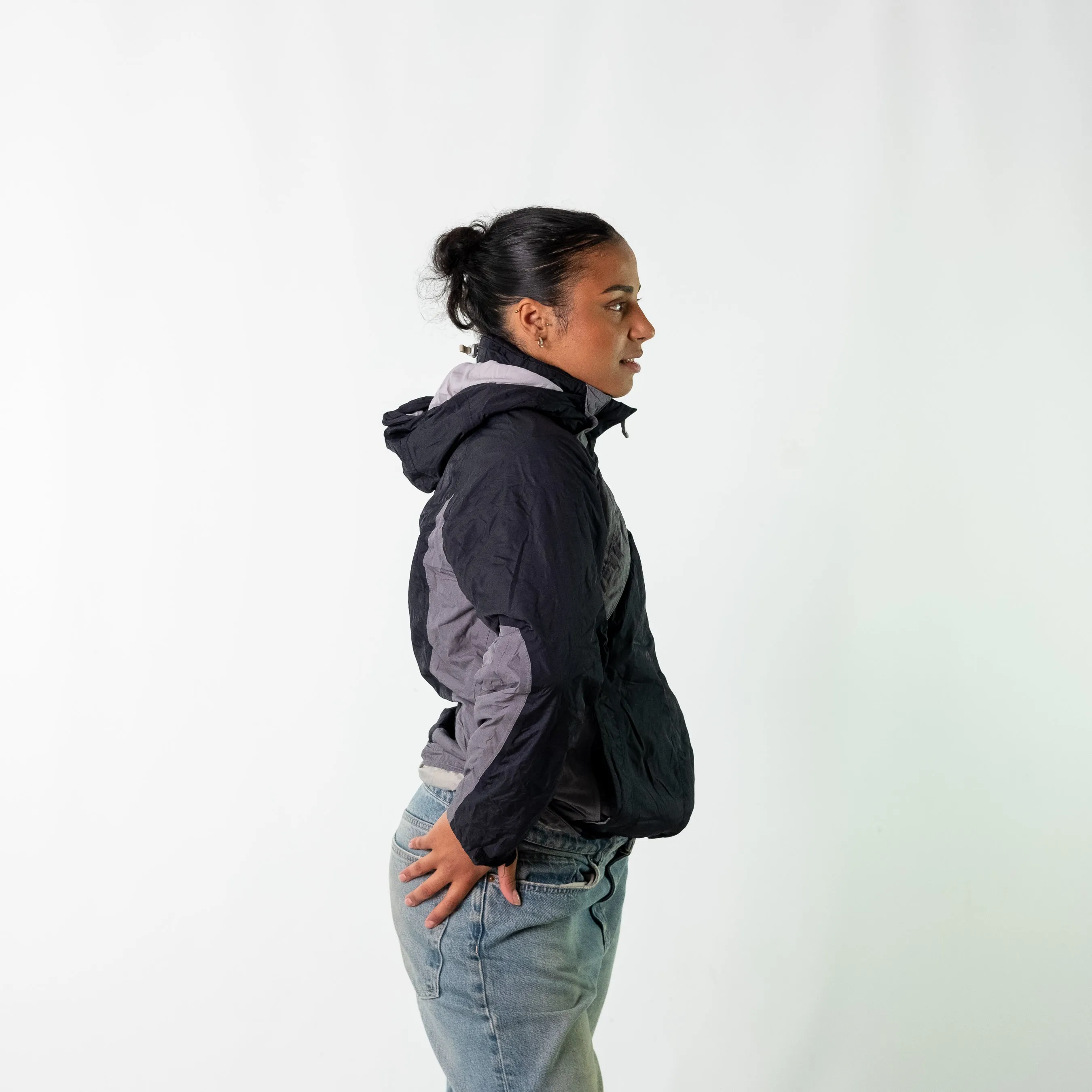 Black y2ks The North Face Light Rain Jacket (M)