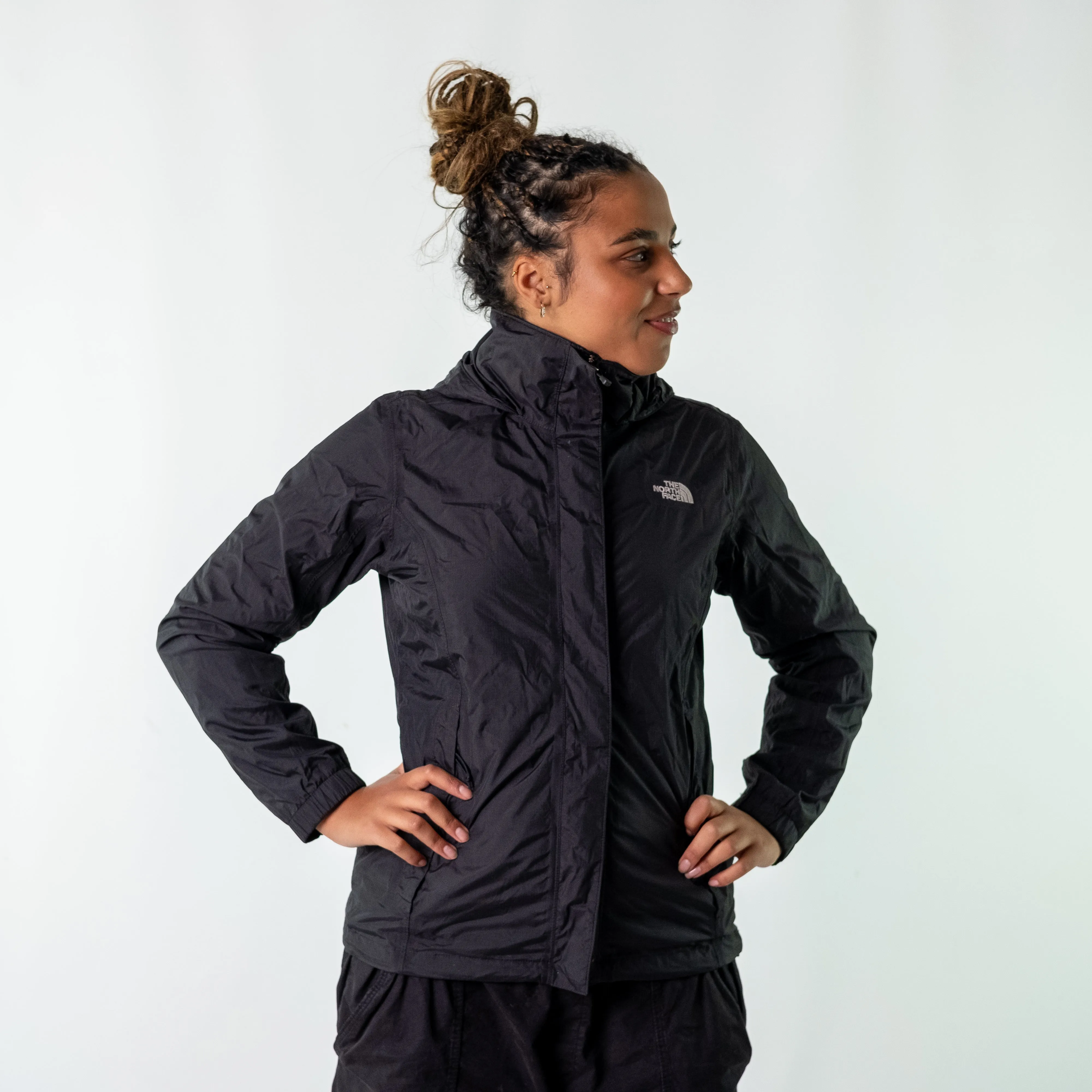 Black y2ks The North Face Light Rain Jacket (S)