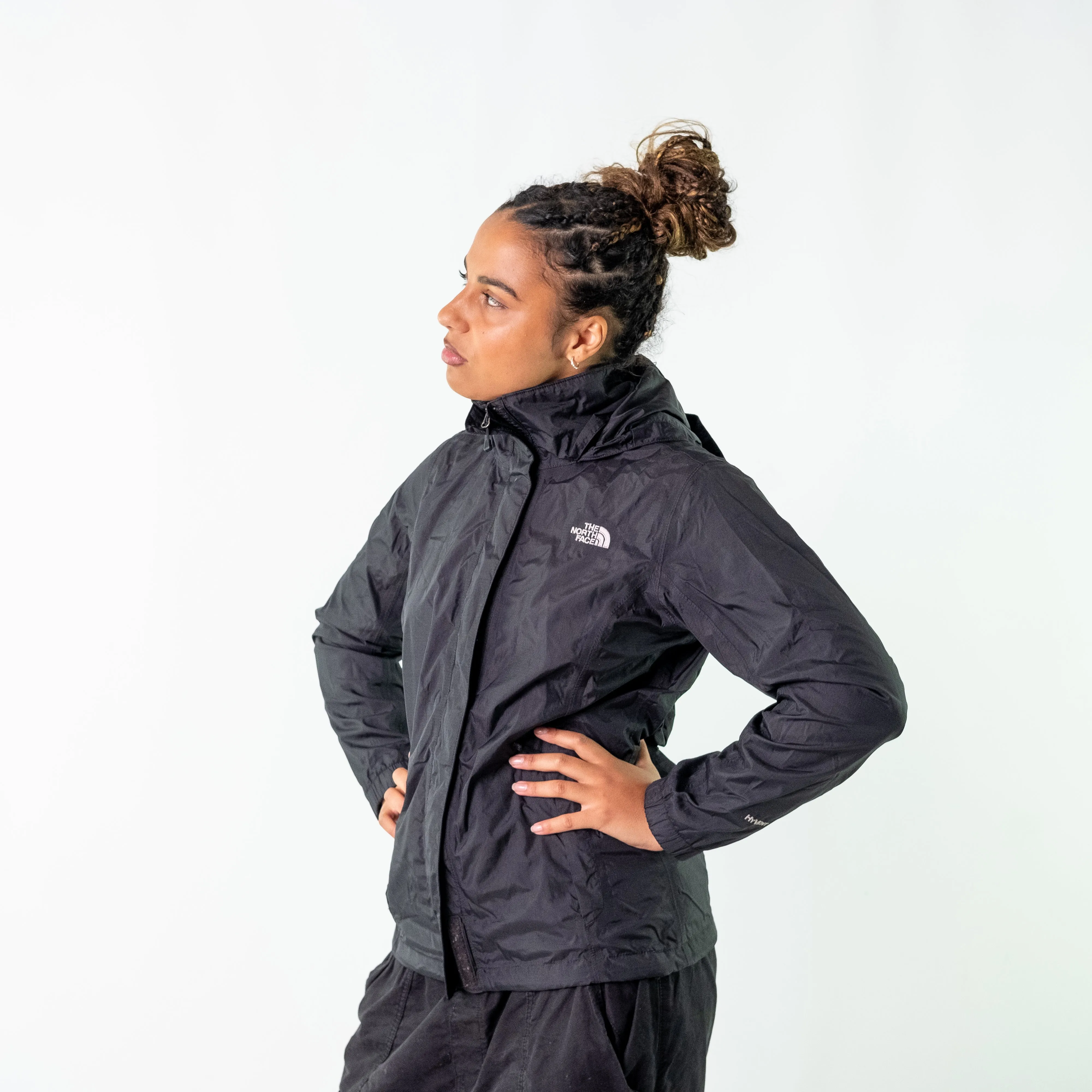 Black y2ks The North Face Light Rain Jacket (S)