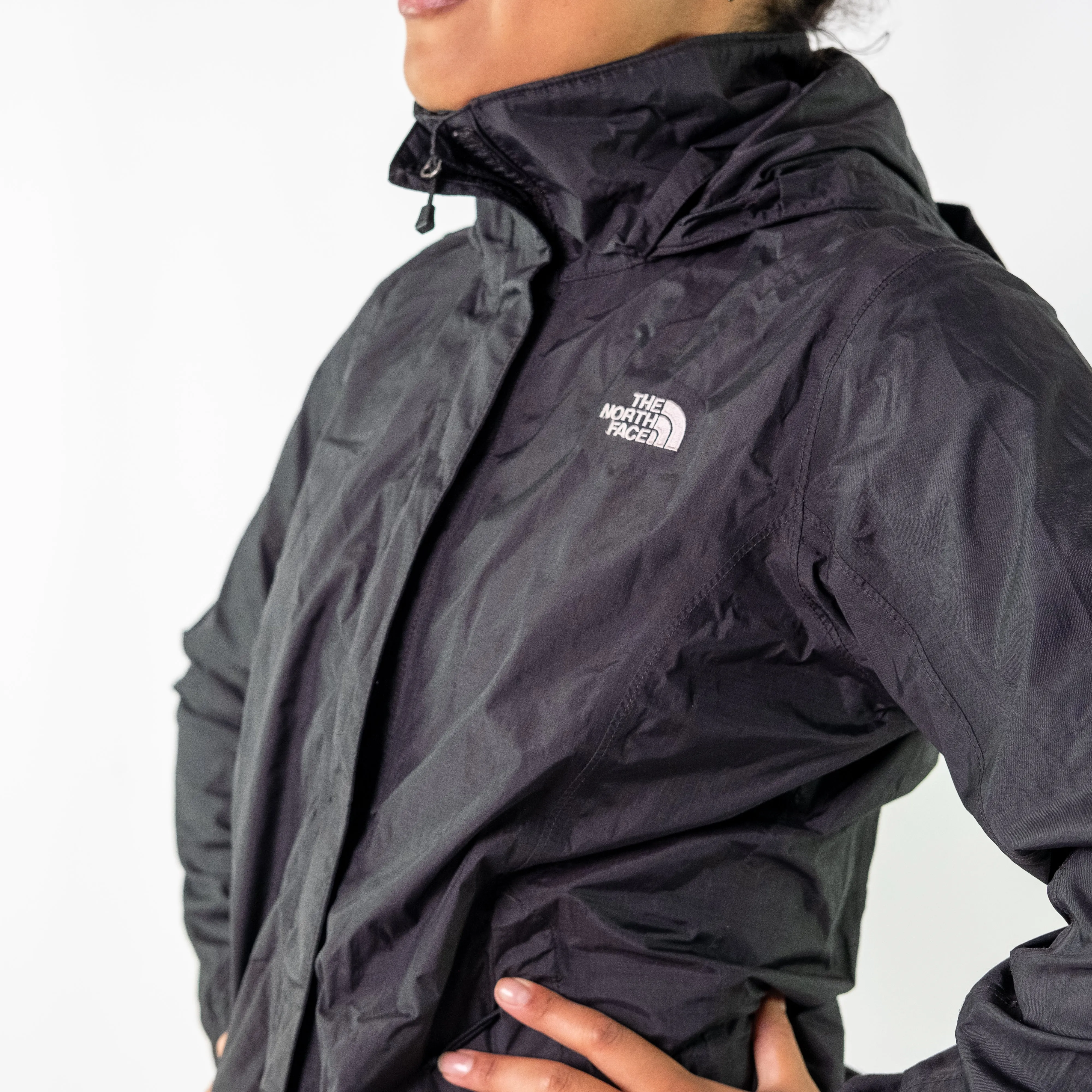 Black y2ks The North Face Light Rain Jacket (S)