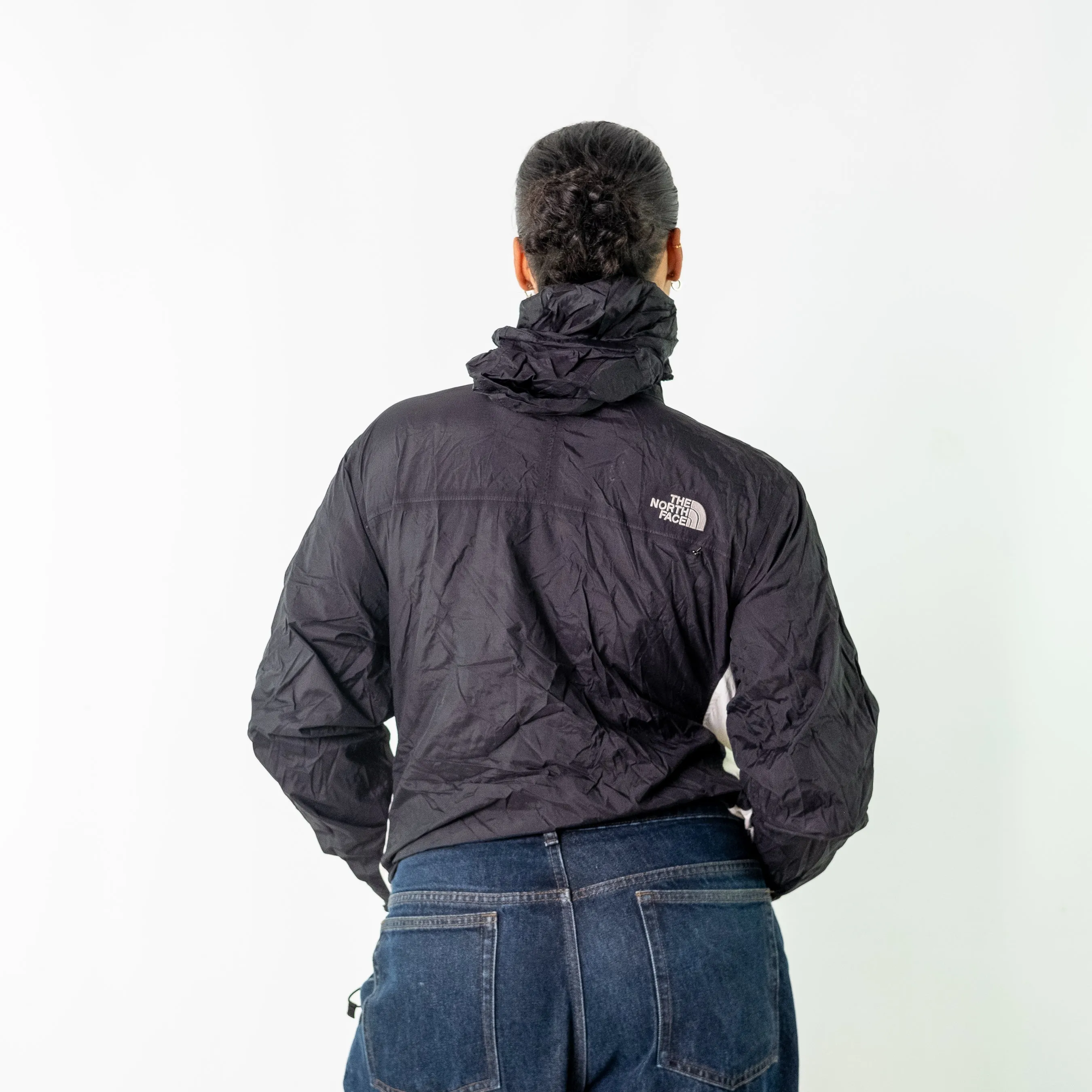 Black y2ks The North Face Rain Jacket (L)