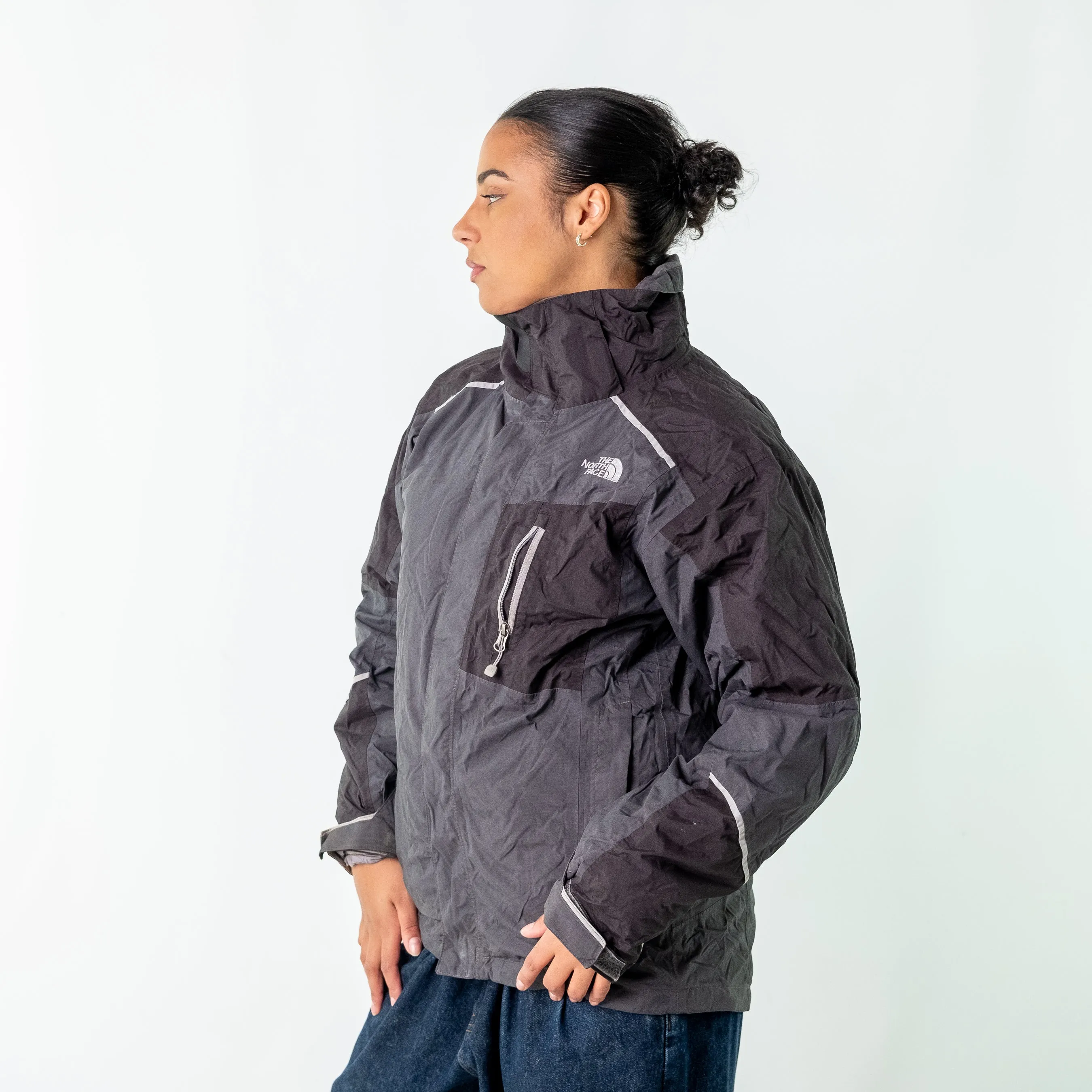 Black y2ks The North Face Rain Jacket (S)