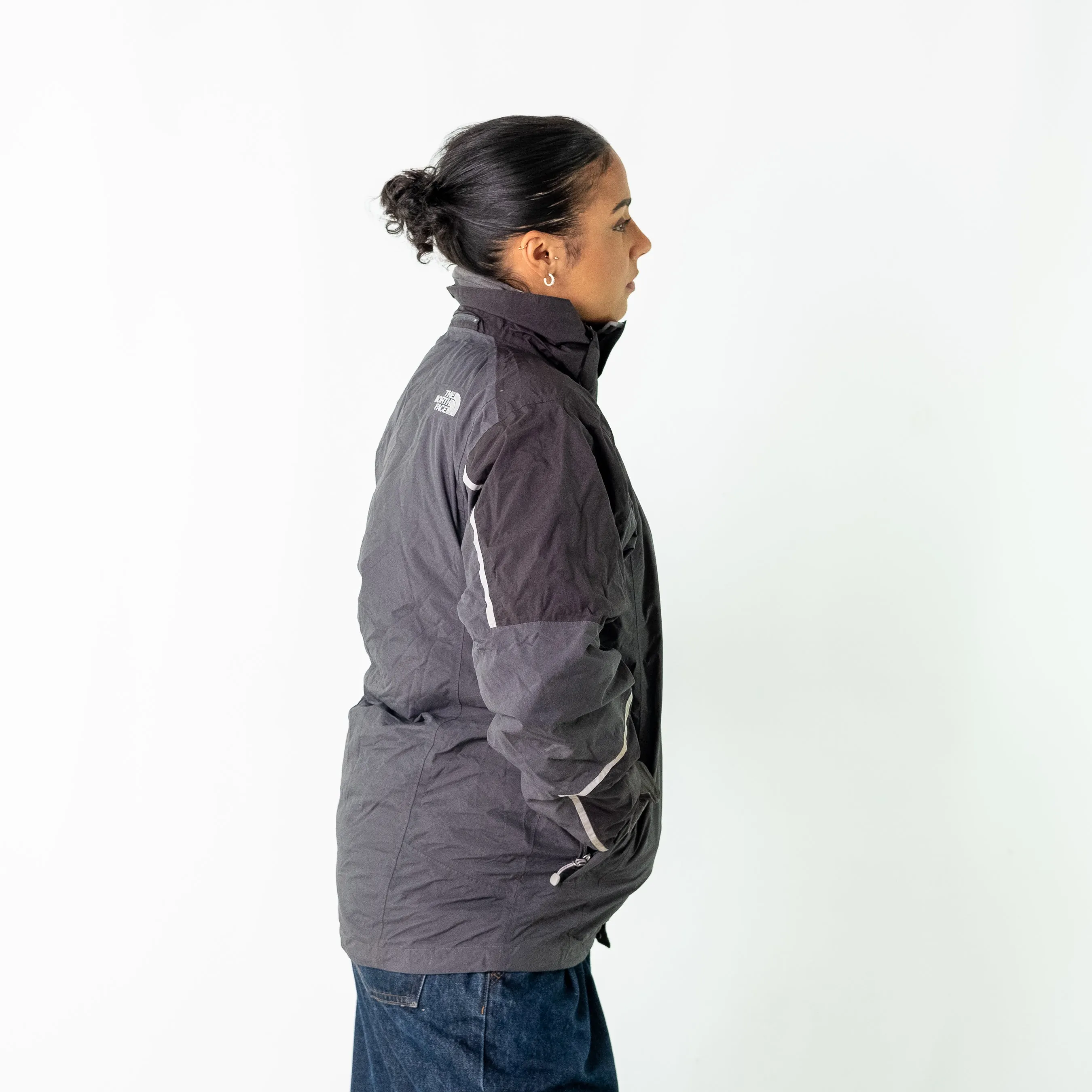 Black y2ks The North Face Rain Jacket (S)