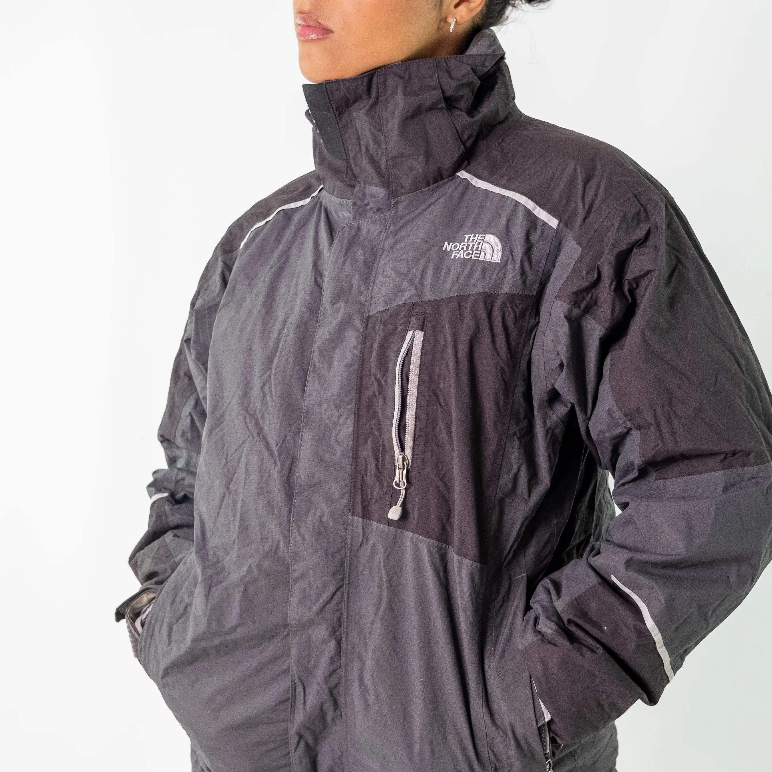 Black y2ks The North Face Rain Jacket (S)