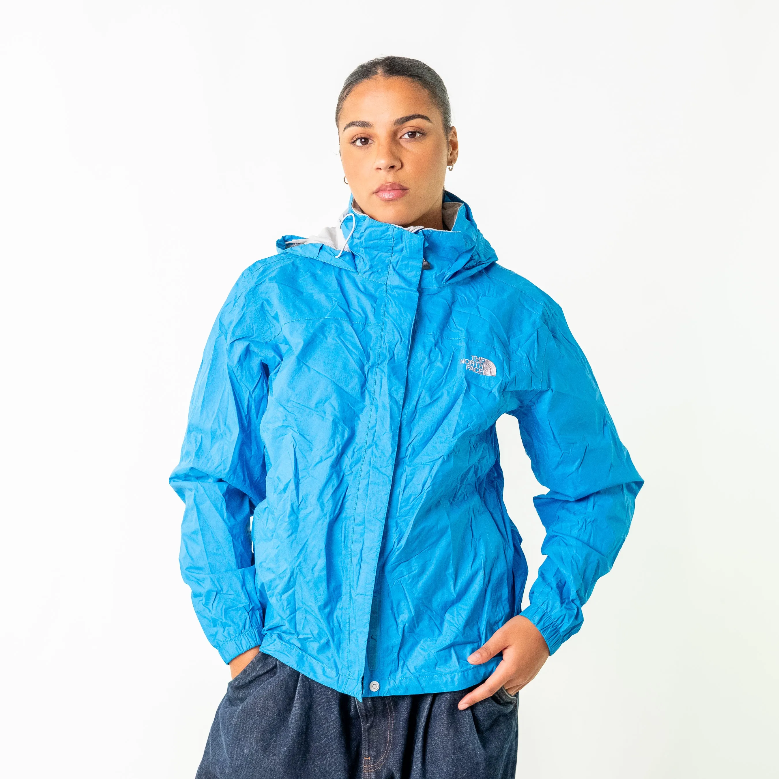 Blue y2ks The North Face Rain Jacket (L)