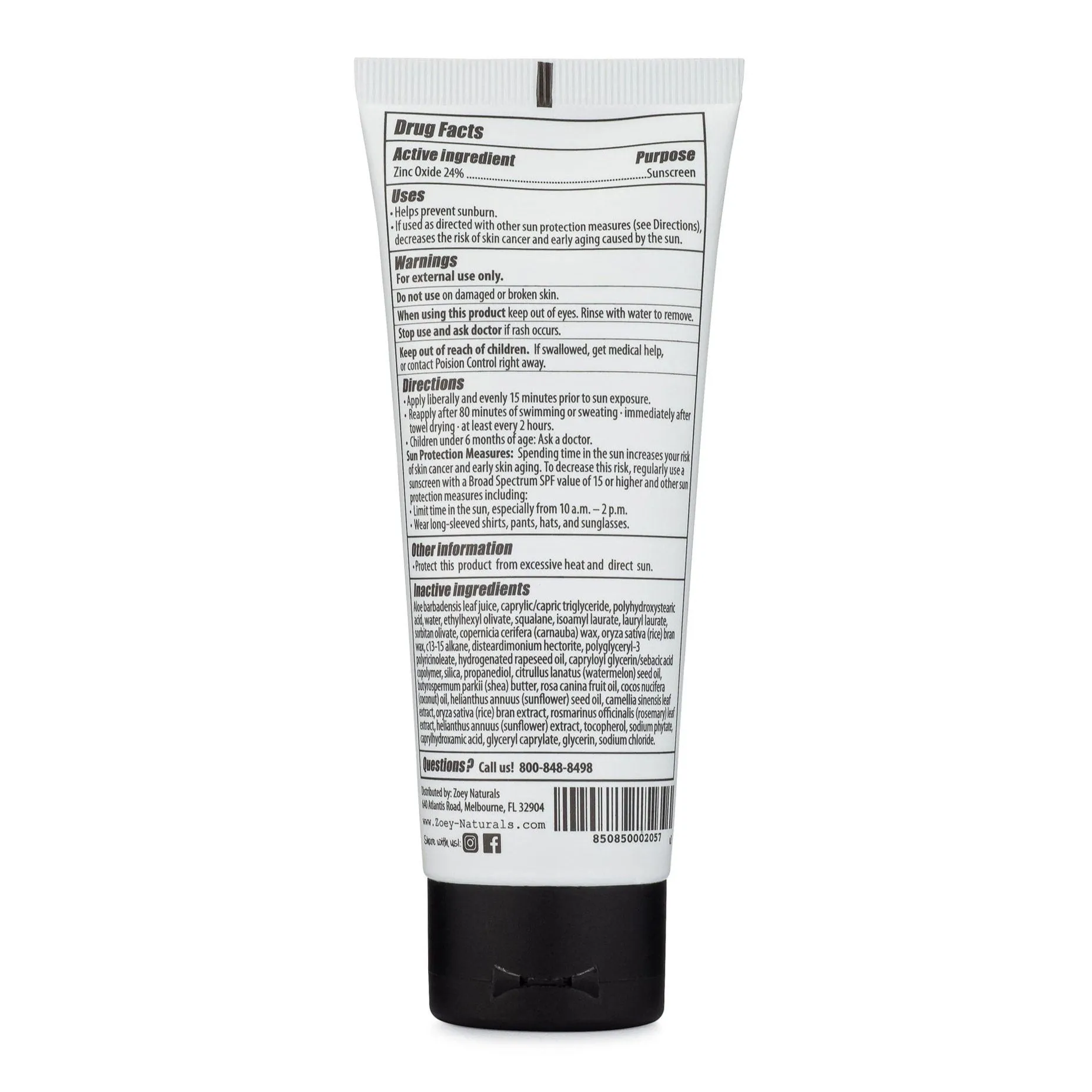 Broad Spectrum SPF 50+ Tube Sunscreen - 3 fl oz