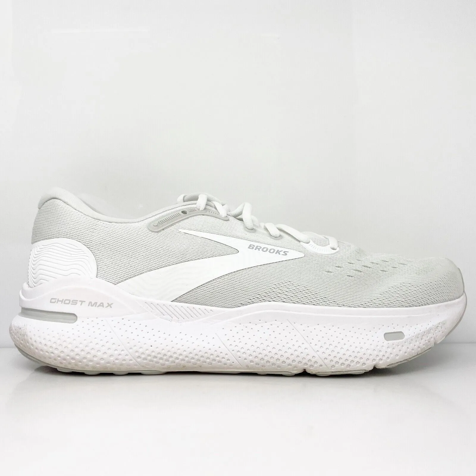 Brooks Mens Ghost Max 1104061D124 White Running Shoes Sneakers Size 10 D