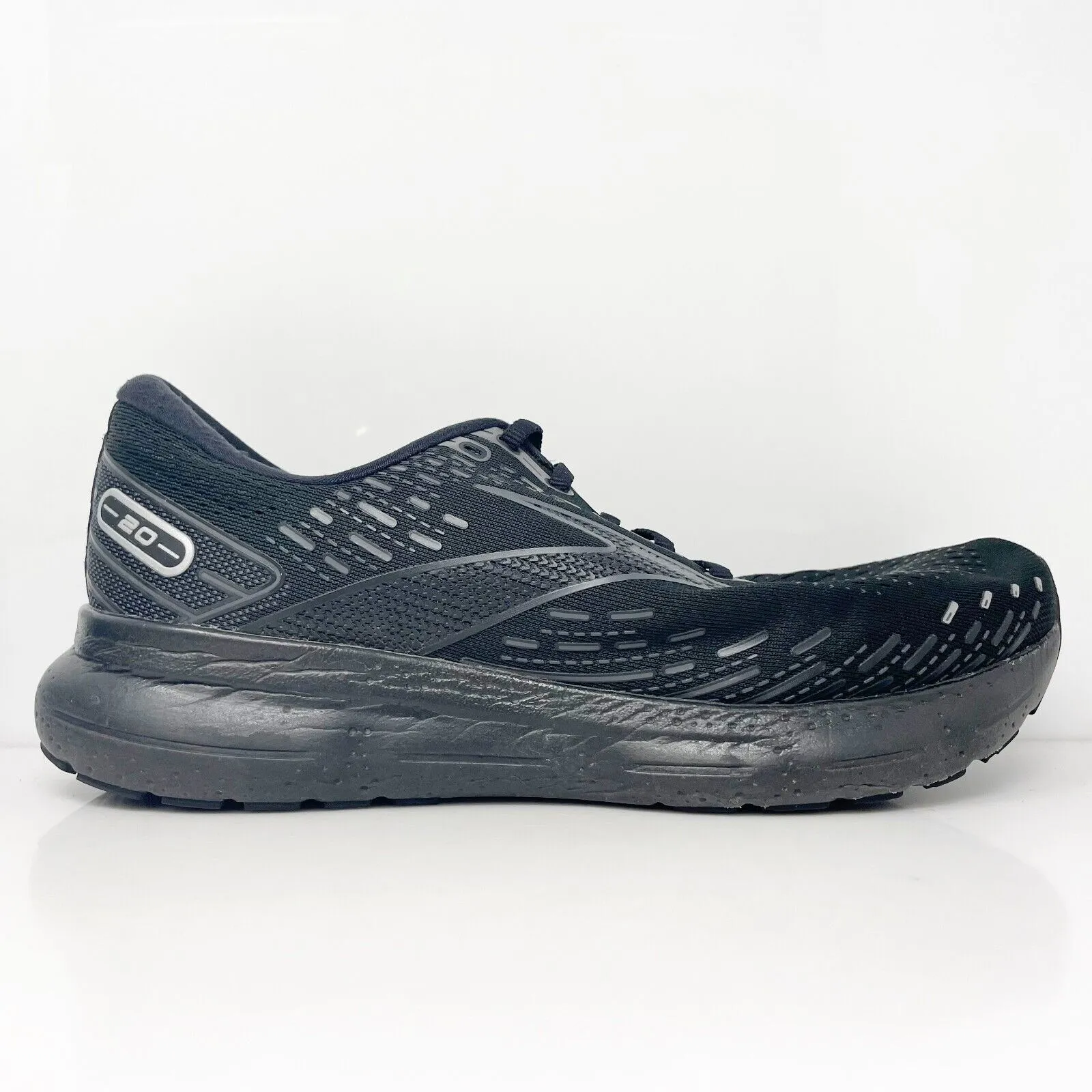 Brooks Mens Glycerin 20 1103822E020 Black Running Shoes Sneakers Size 11 2E