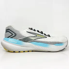 Brooks Mens Glycerin 21 1104192E184 White Running Shoes Sneakers Size 10.5 2E