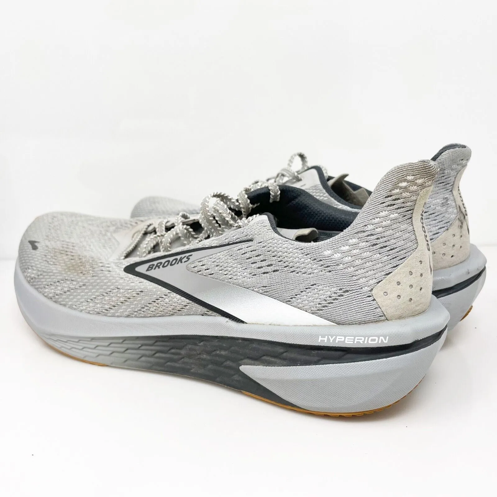 Brooks Mens Hyperion 2 1104321D047 Gray Running Shoes Sneakers Size 9.5 D