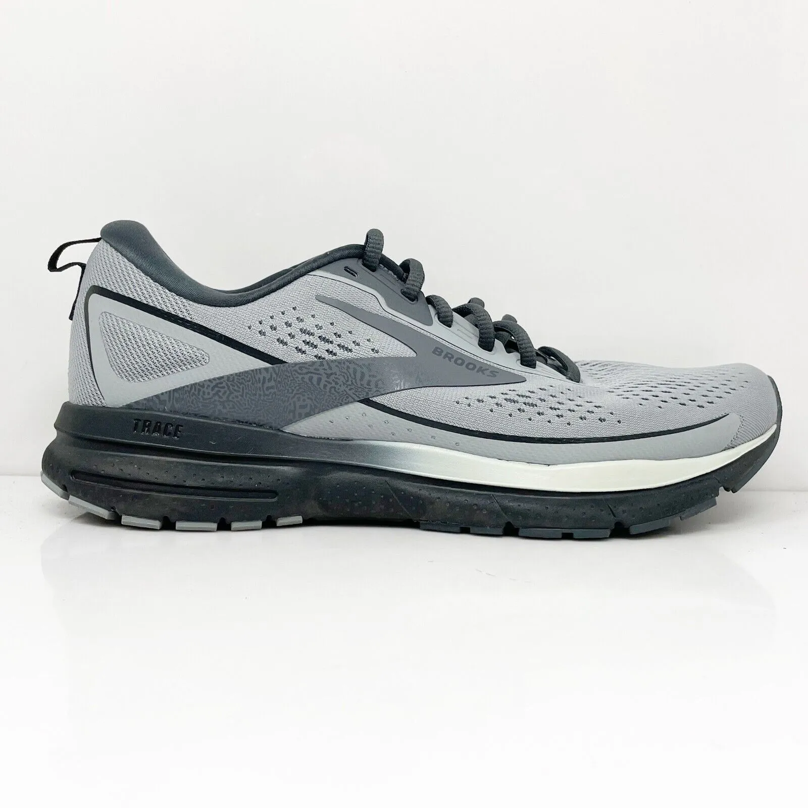 Brooks Mens Trace 3 1104121D049 Gray Running Shoes Sneakers Size 8 D