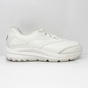 Brooks Womens Addiction Walker 2 1203071D142 White Running Shoes Sneakers Sz 7 D