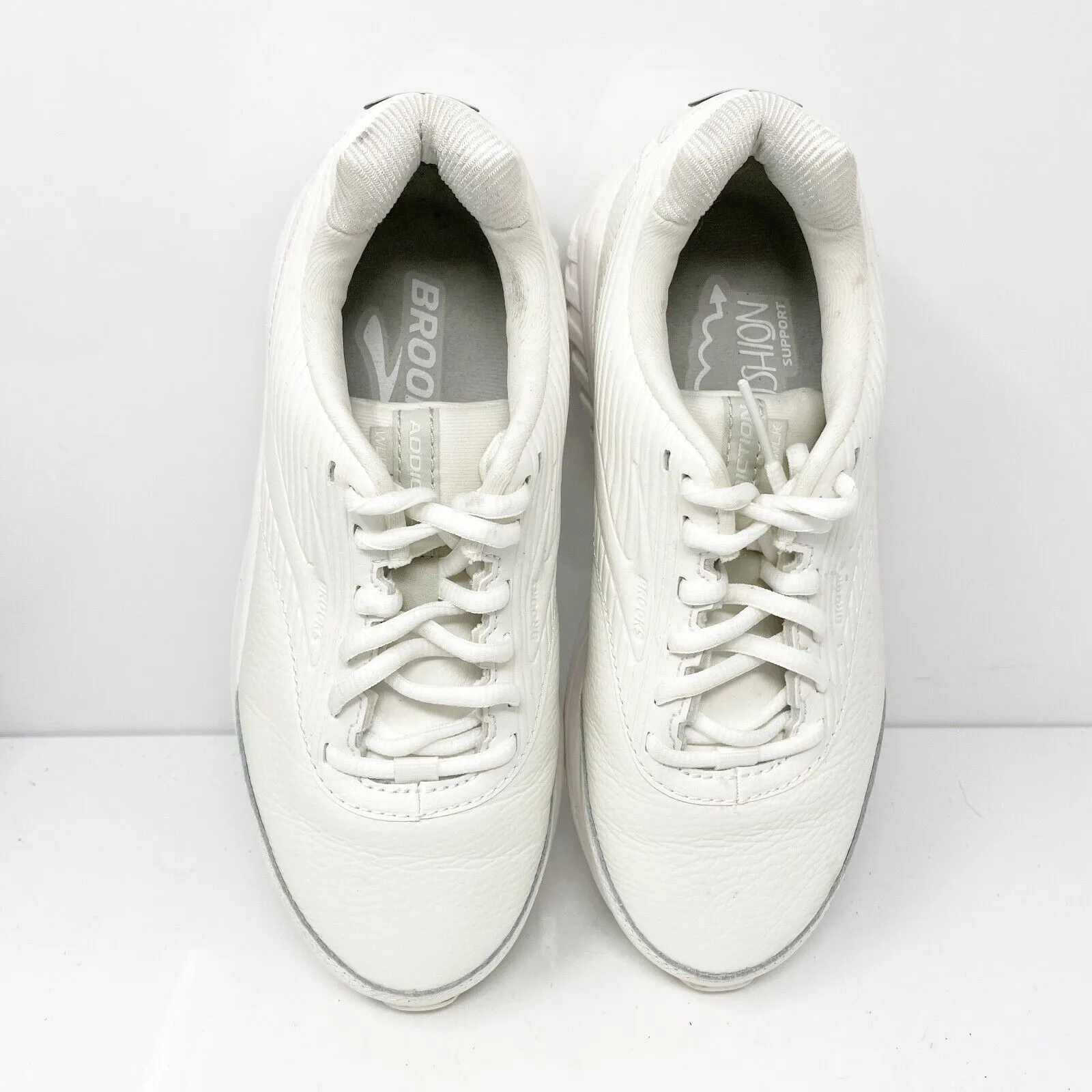 Brooks Womens Addiction Walker 2 1203071D142 White Running Shoes Sneakers Sz 7 D