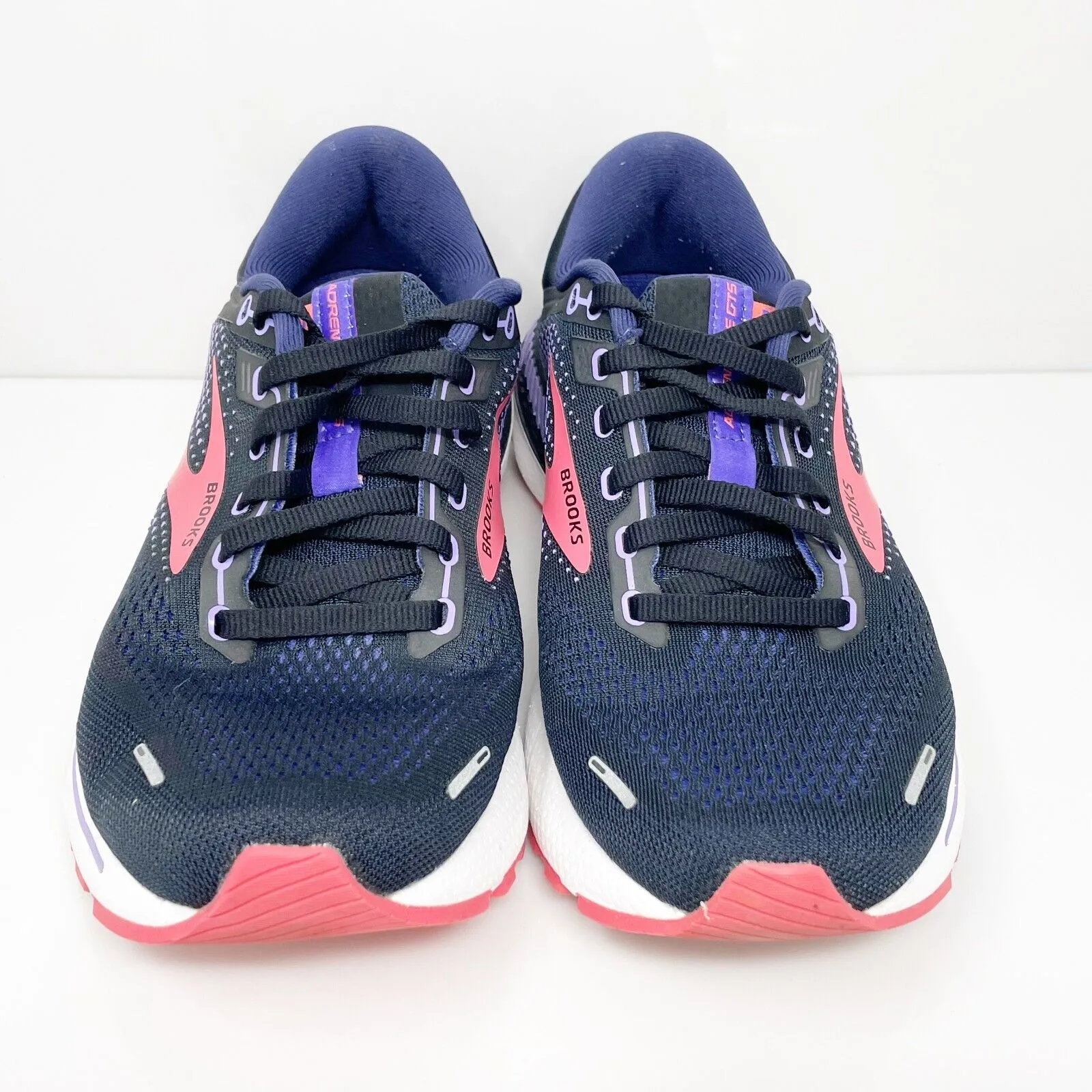 Brooks Womens Adrenaline GTS 22 1203531D080 Blue Running Shoes Sneakers Size 8 D