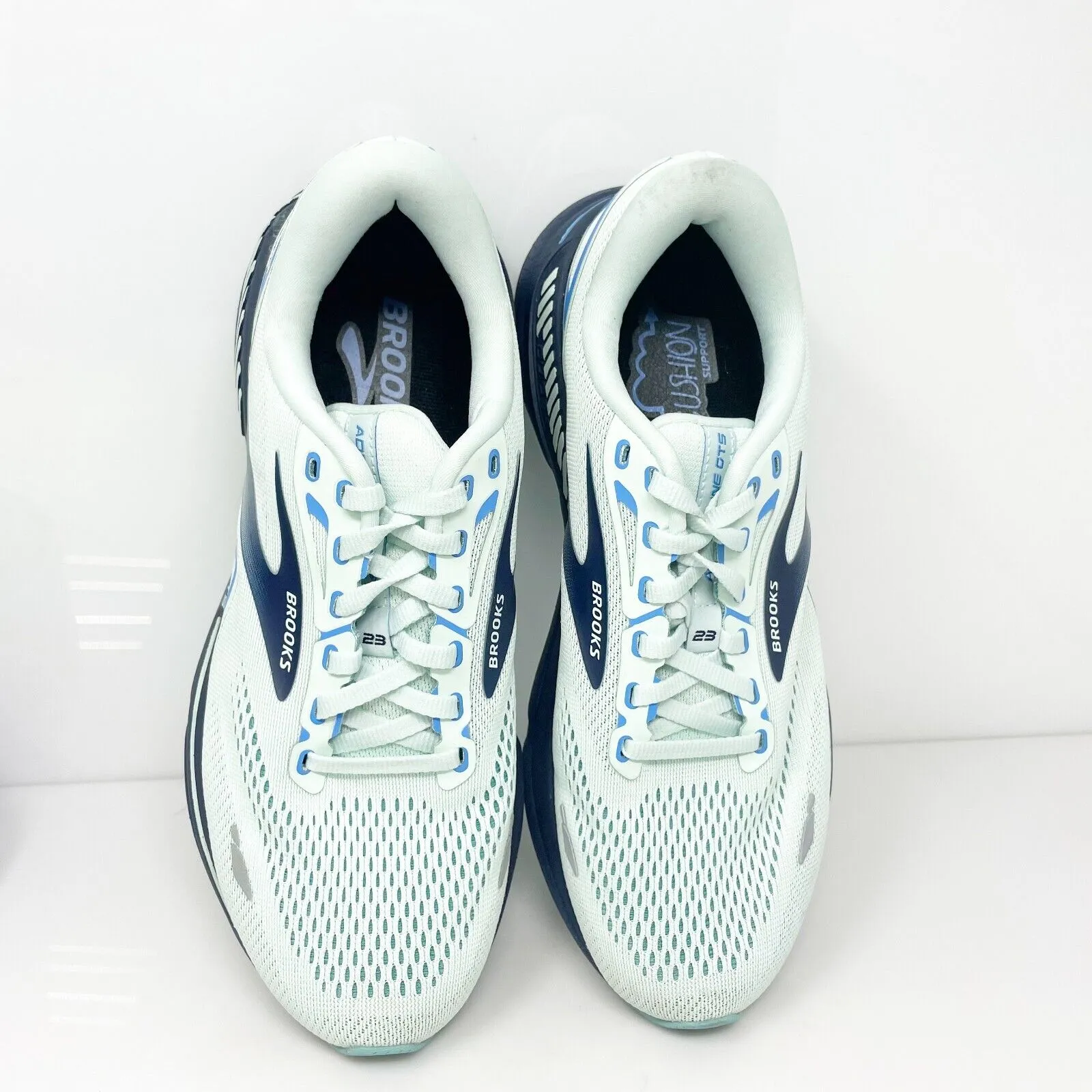 Brooks Womens Adrenaline GTS 23 1203811B471 Blue Running Shoes Sneakers 10.5 B
