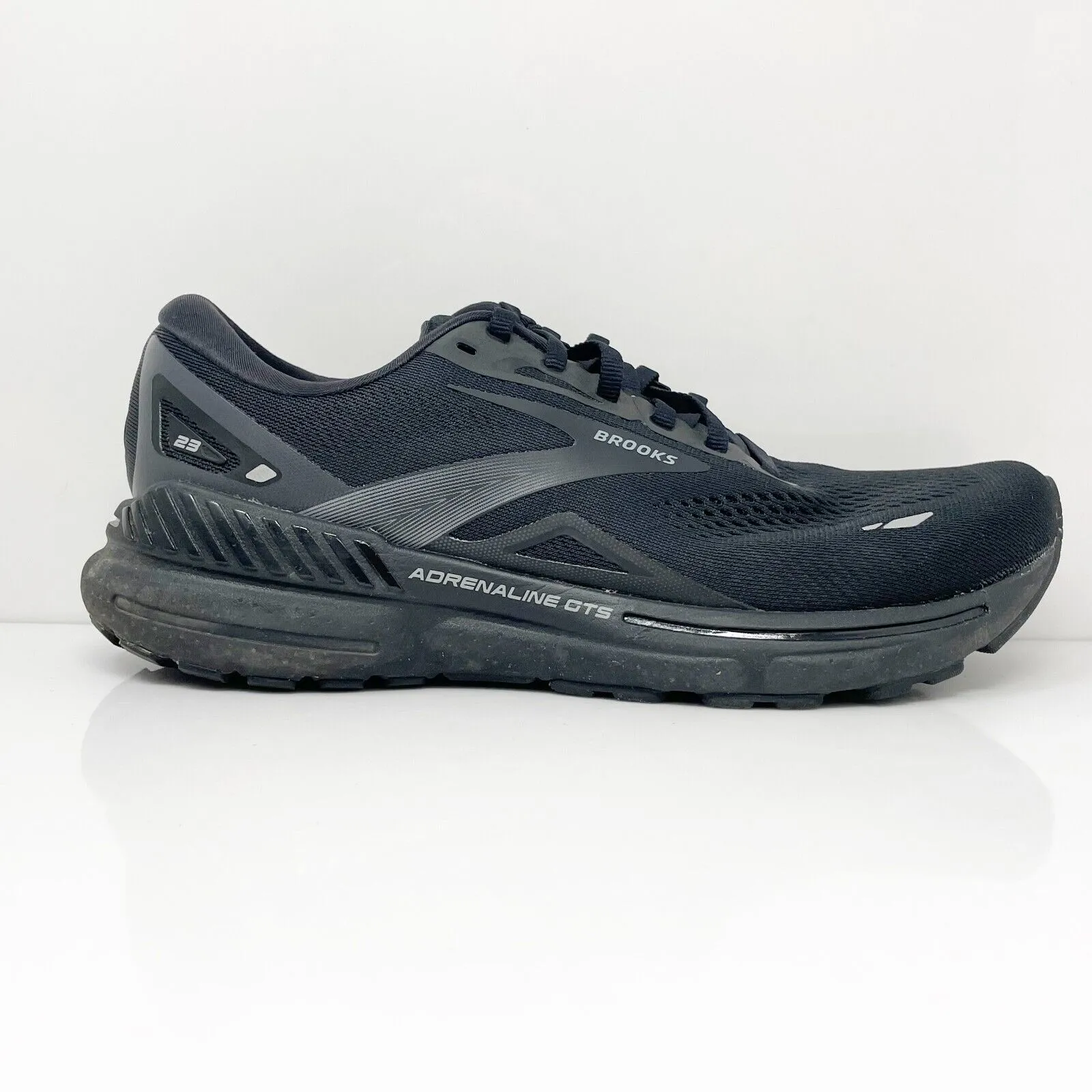 Brooks Womens Adrenaline GTS 23 1203812E020 Black Running Shoes Sneakers 11 2E