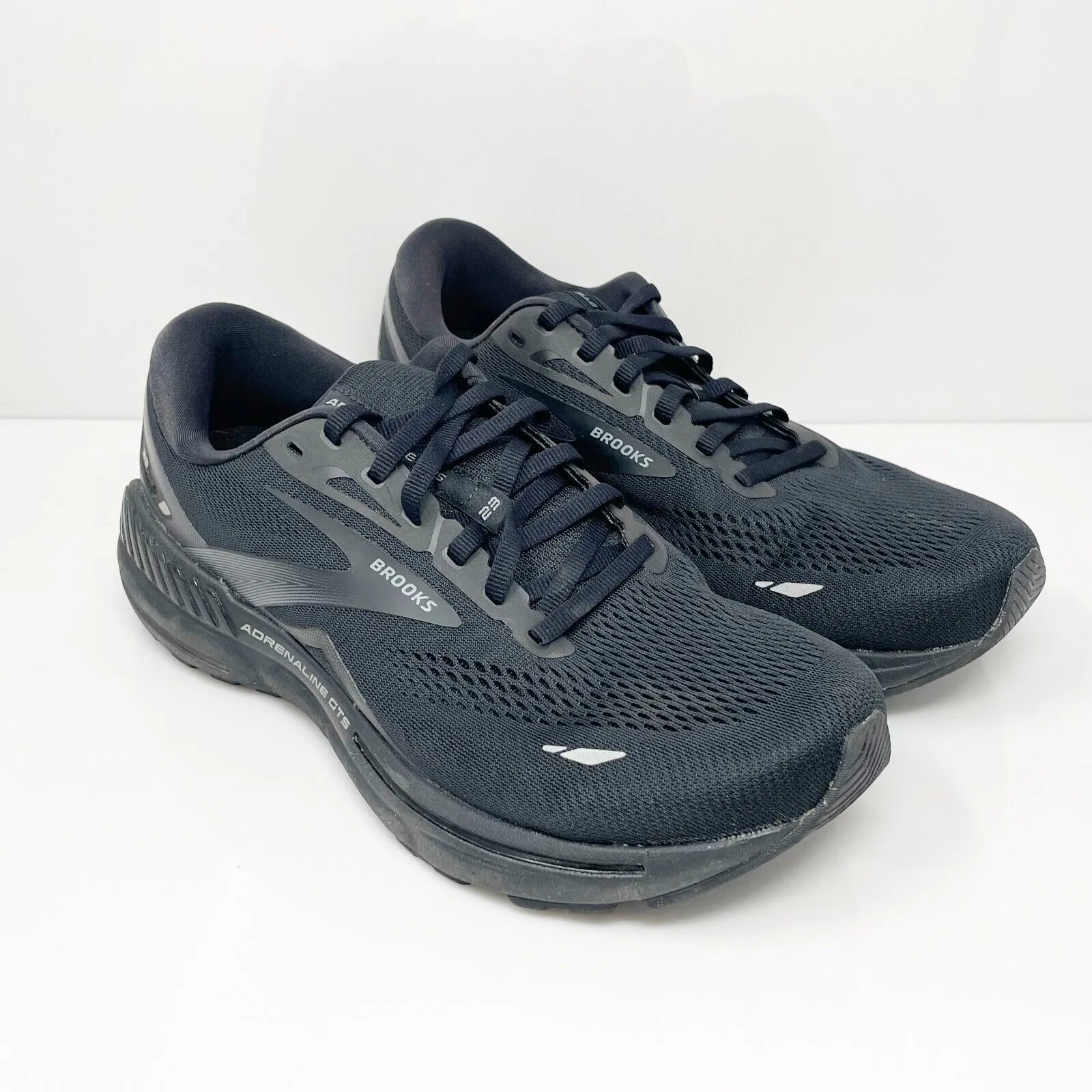 Brooks Womens Adrenaline GTS 23 1203812E020 Black Running Shoes Sneakers 11 2E