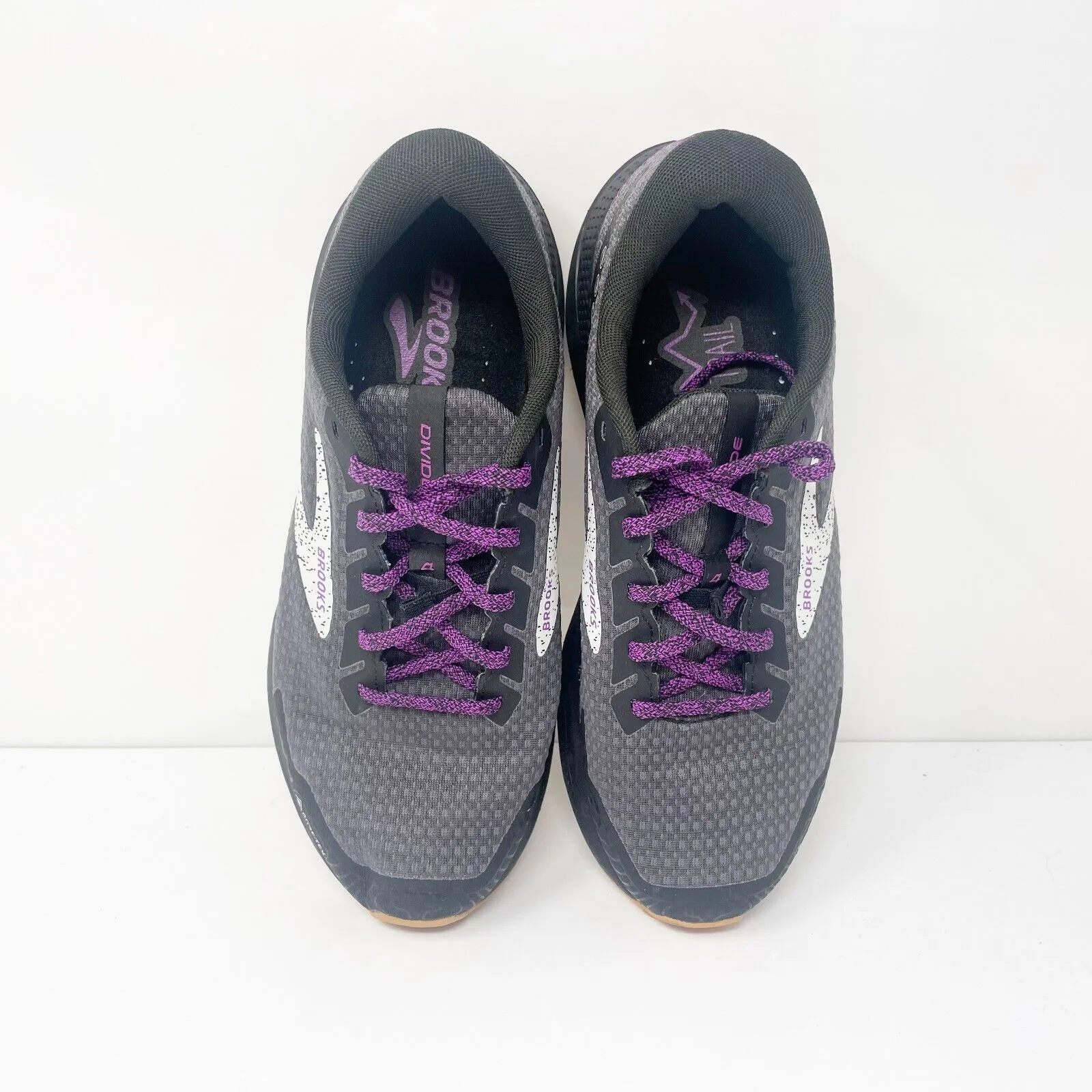 Brooks Womens Divide 4 GTX 1203931B073 Black Running Shoes Sneakers Size 9 B