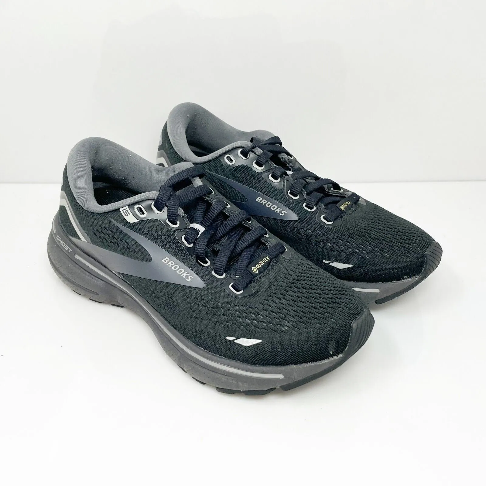 Brooks Womens Ghost 15 GTX 1203821B022 Black Running Shoes Sneakers Size 6 B