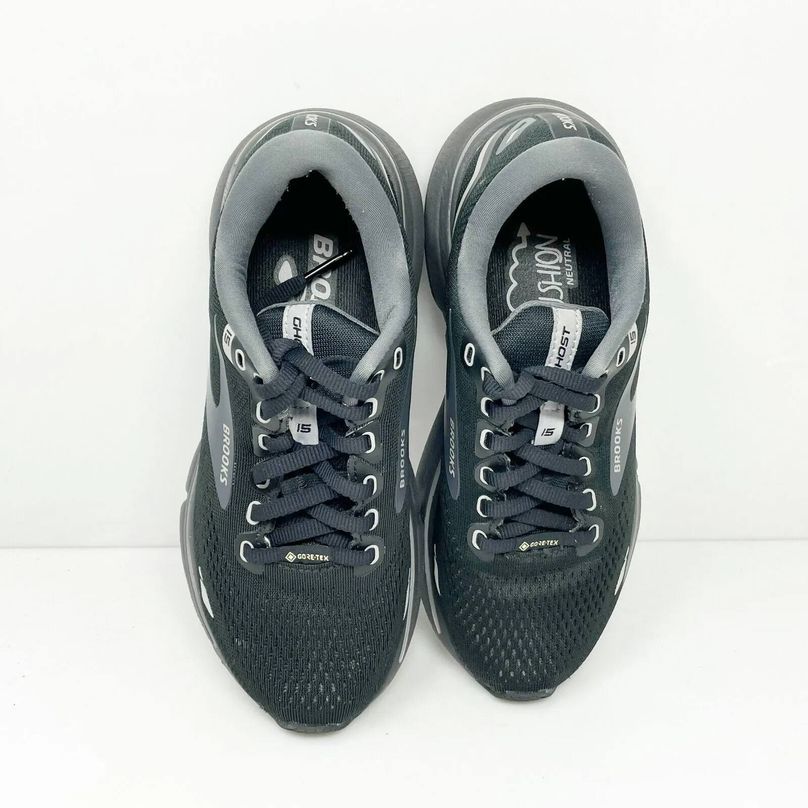 Brooks Womens Ghost 15 GTX 1203821B022 Black Running Shoes Sneakers Size 6 B