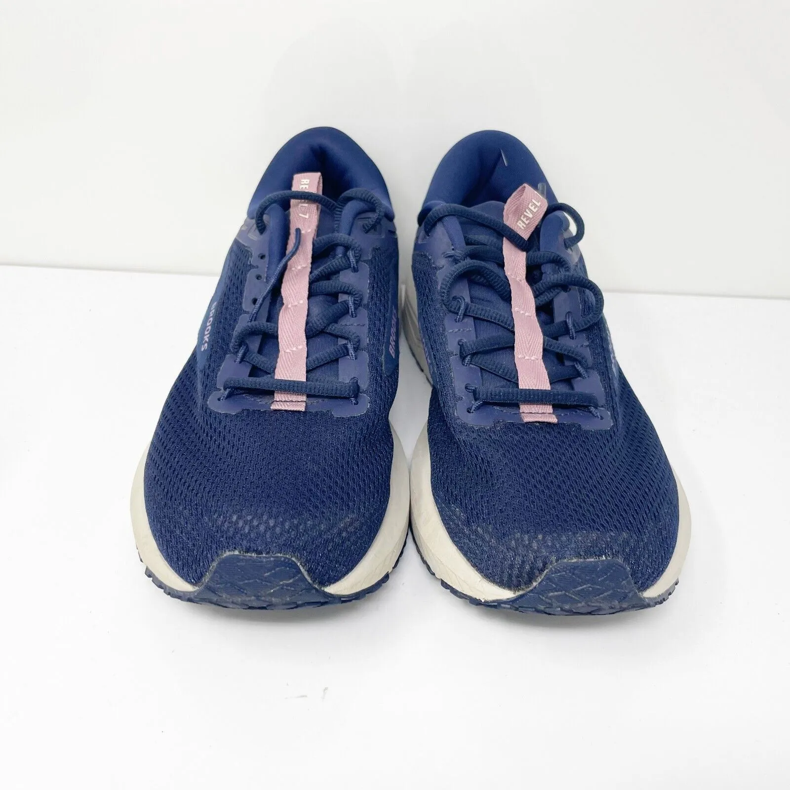 Brooks Womens Revel 7 1204241B478 Blue Running Shoes Sneakers Size 9 B