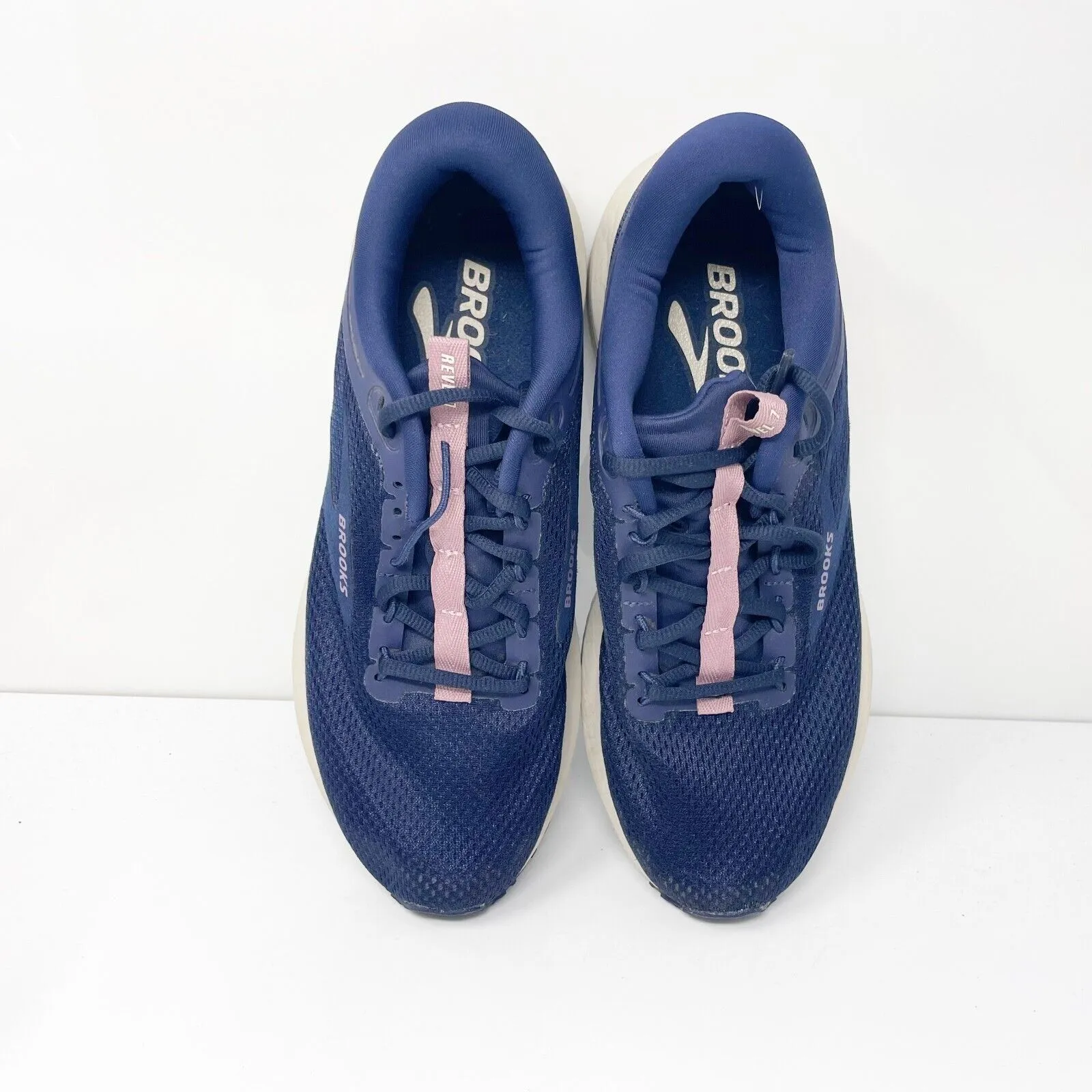 Brooks Womens Revel 7 1204241B478 Blue Running Shoes Sneakers Size 9 B