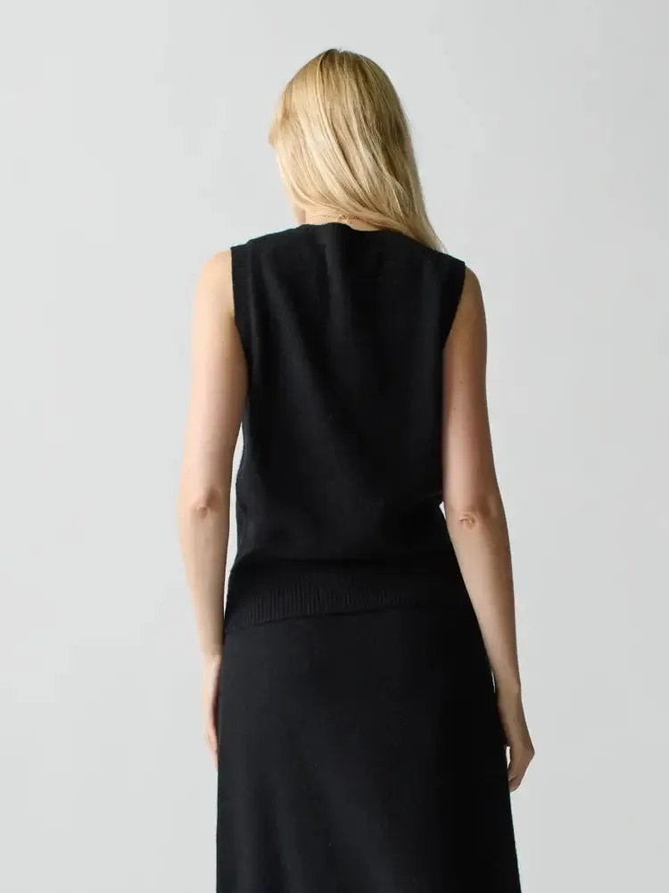 BRUSHED WOOL VEST