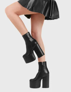 Bubblegum Platform Ankle Boots