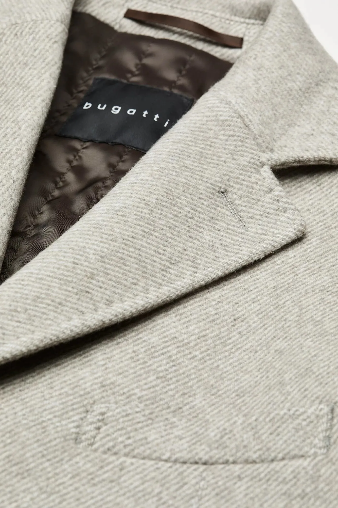 Bugatti Overcoat Grey