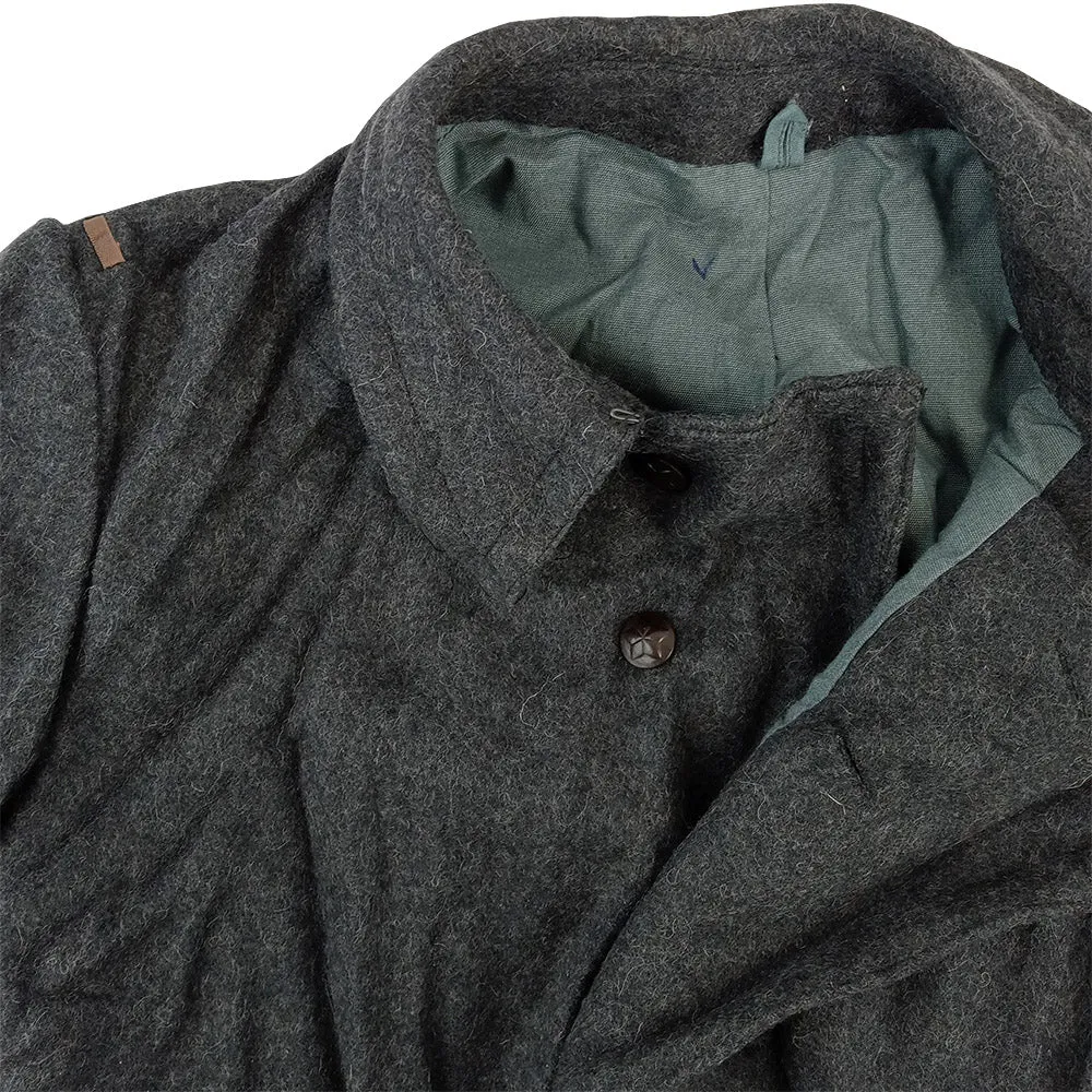 Bulgarian Dark Grey Wool Overcoat