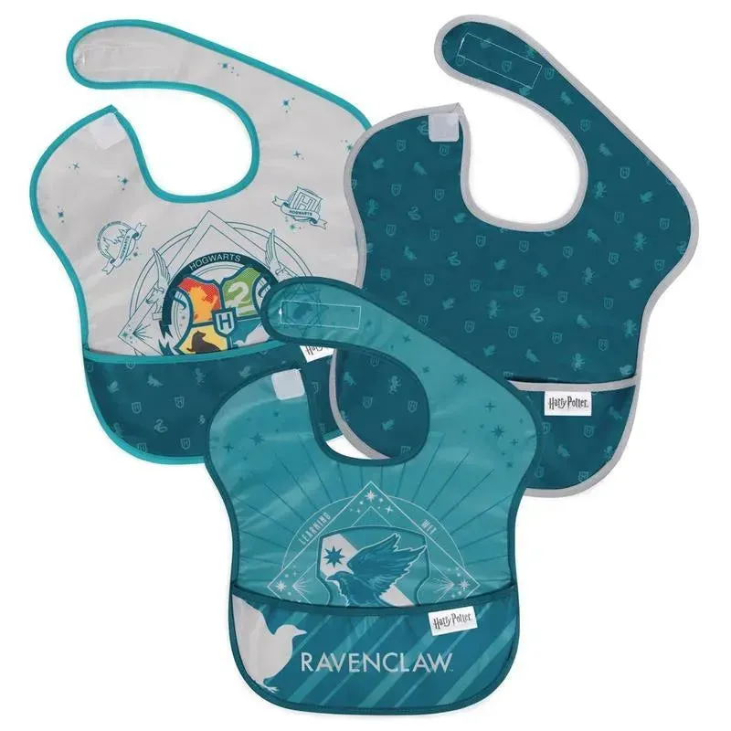 Bumkins 19 - Harry Potter Superbib 3 Pack, Ravenclaw